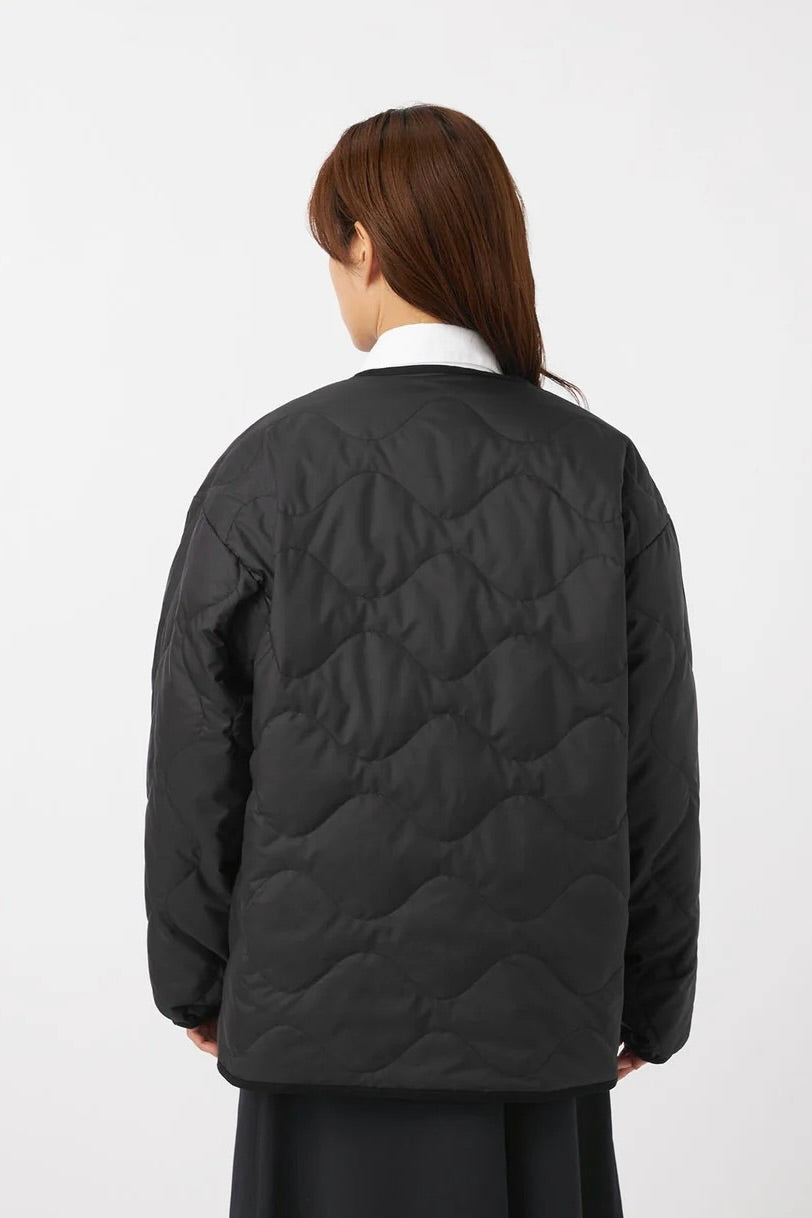 Nanamica - Reversible Down Cardigan (Khaki Beige)