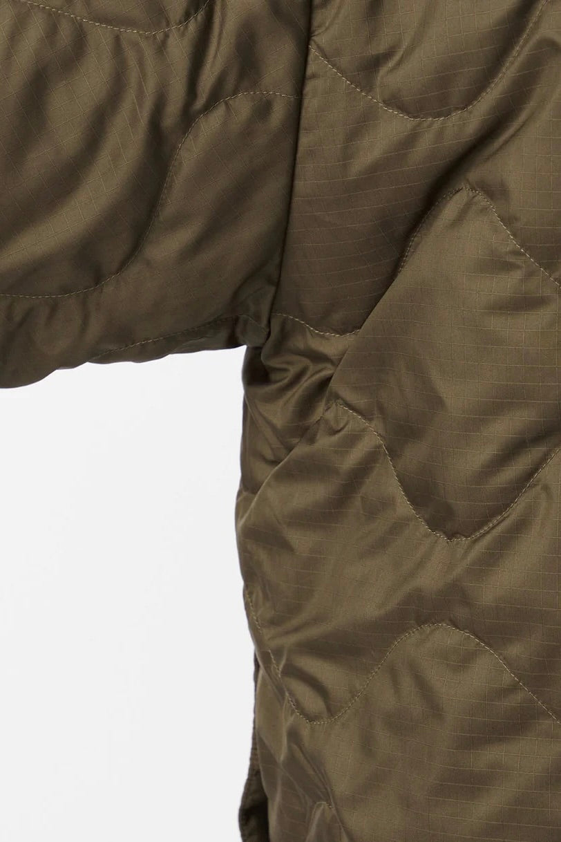 Nanamica - Reversible Down Cardigan (Khaki Beige)