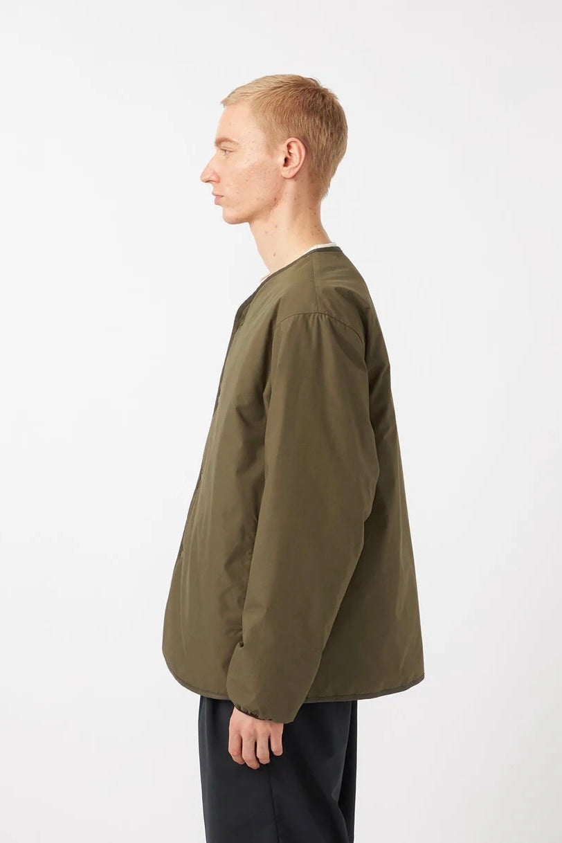 Nanamica - Reversible Down Cardigan (Khaki Beige)