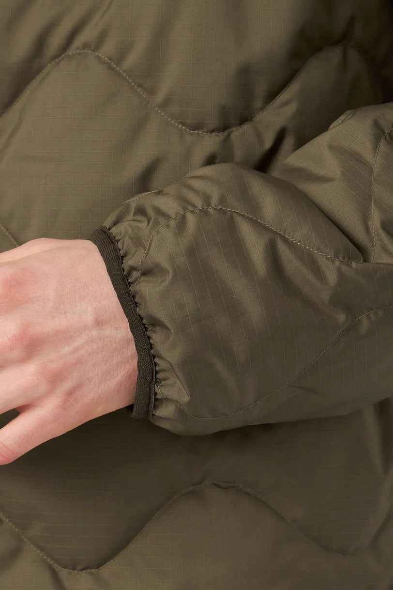 Nanamica - Reversible Down Cardigan (Khaki Beige)