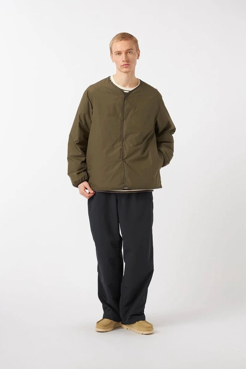 Nanamica - Reversible Down Cardigan (Khaki Beige)