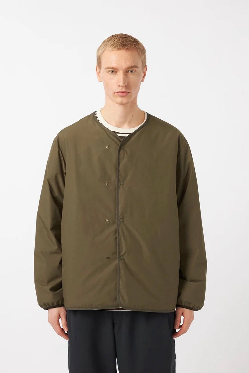 Nanamica - Reversible Down Cardigan (Khaki Beige)