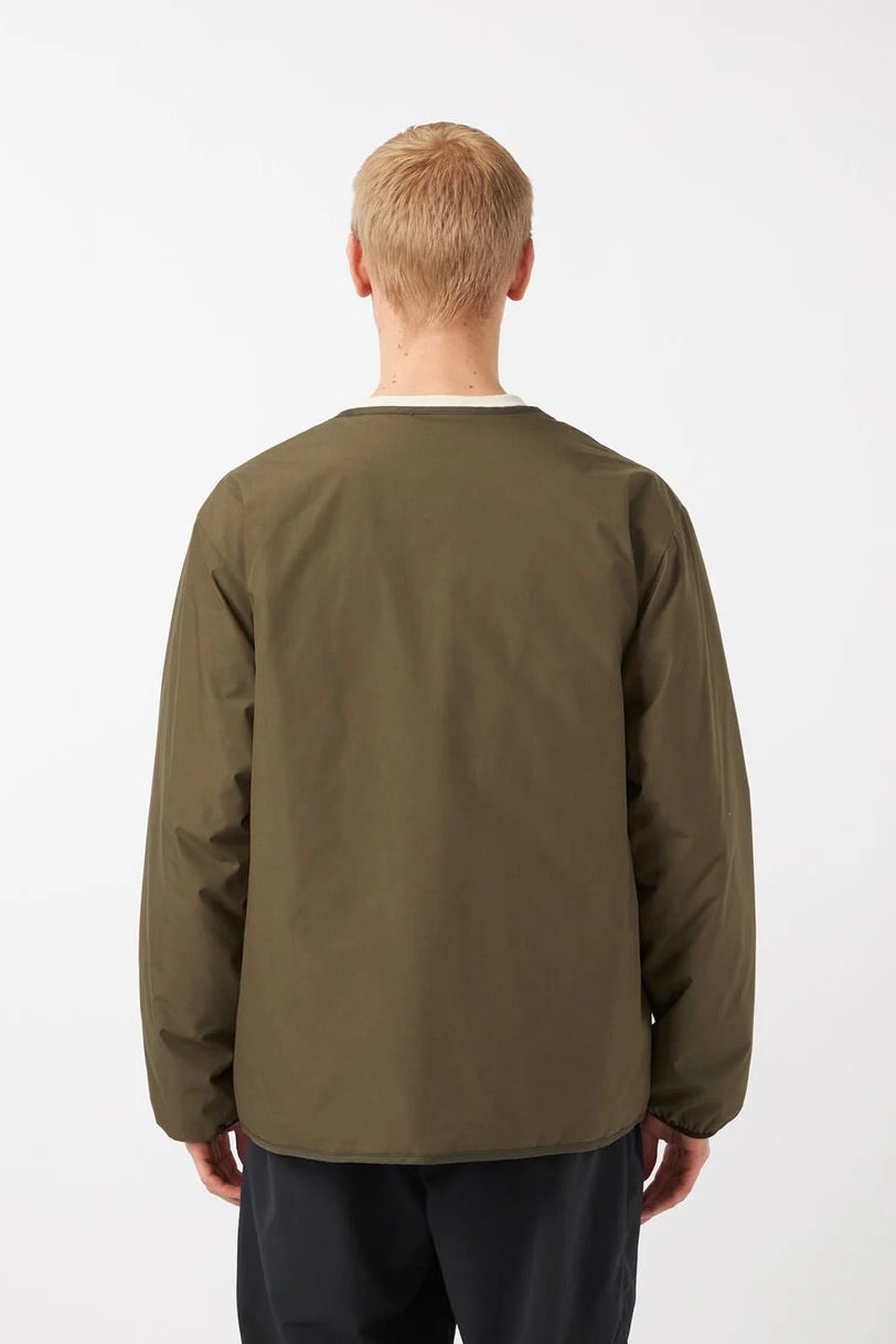 Nanamica - Reversible Down Cardigan (Khaki Beige)