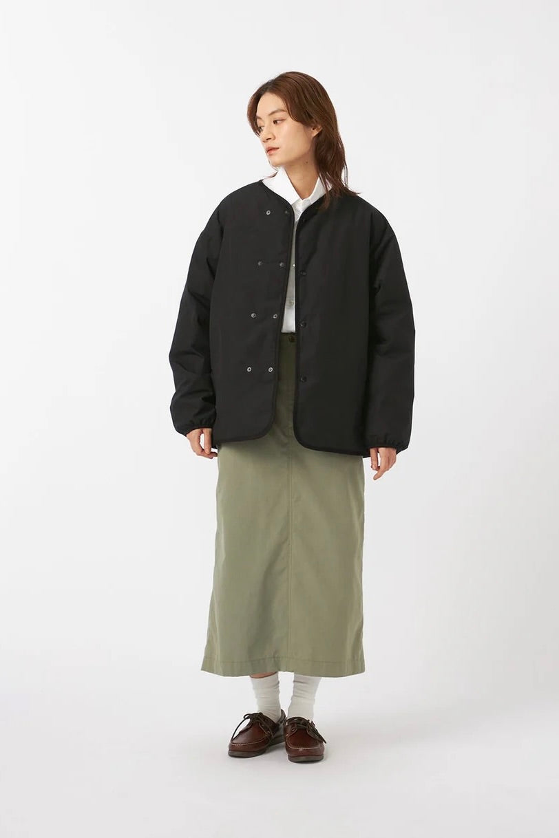 Nanamica - Reversible Down Cardigan (Khaki Beige)