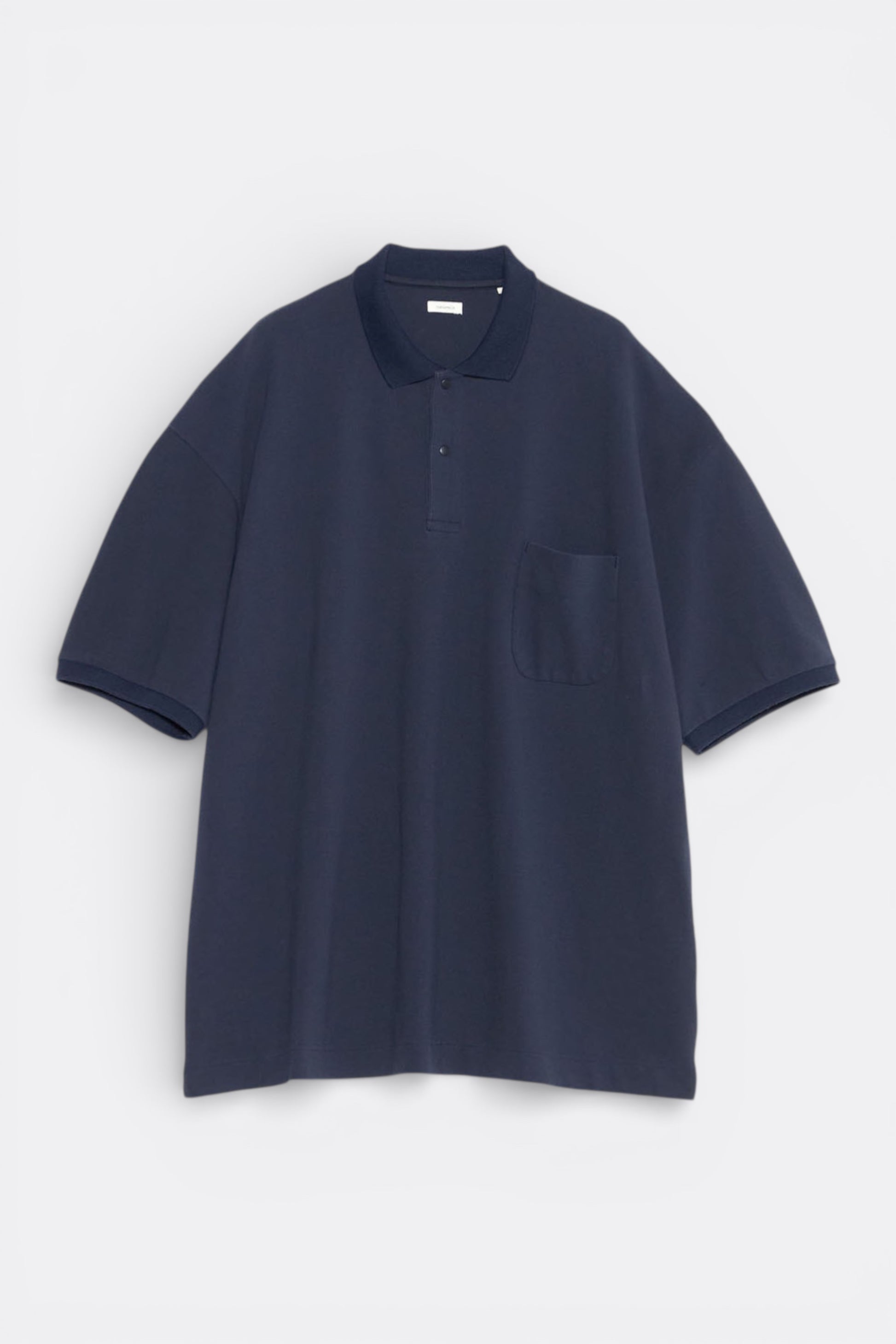 Polo Nanamica Navy - S/S Coton Bio Polyester Recyclé - Japon