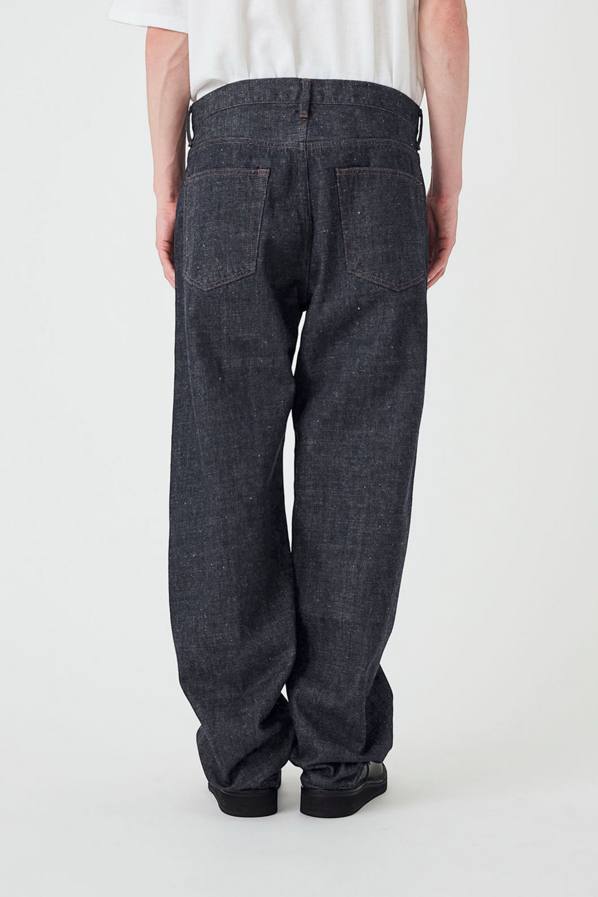 NANAMICA Selvage Denim Straight Pants Black | Jean Selvedge Métier Navette | Edgar Bdx