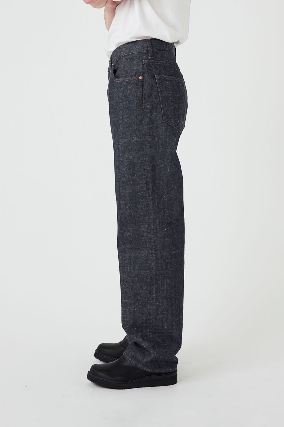 NANAMICA Selvage Denim Straight Pants Indigo | Jean Selvedge Métier Navette | Edgar Bdx