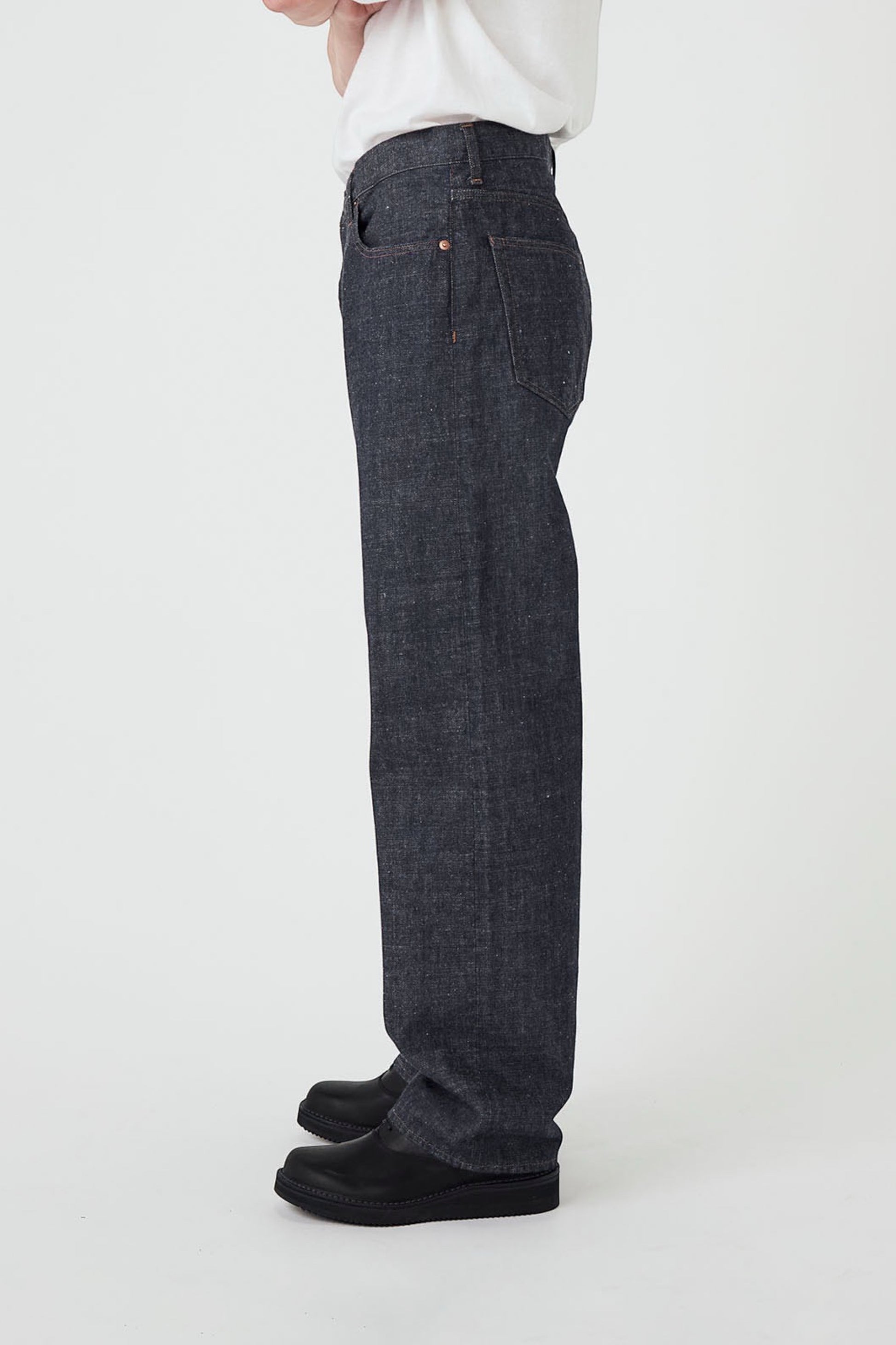 NANAMICA Selvage Denim Straight Pants Indigo | Jean Selvedge Métier Navette | Edgar Bdx