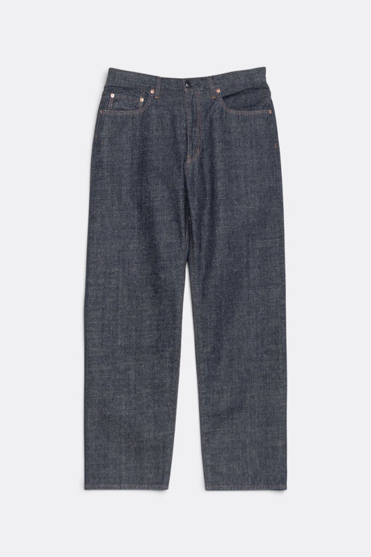NANAMICA Selvage Denim Straight Pants Indigo | Jean Selvedge Métier Navette | Edgar Bdx