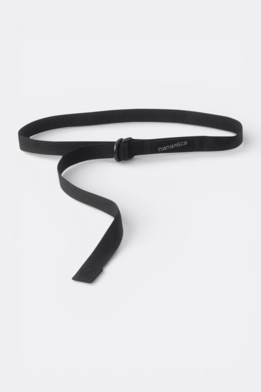 Ceinture Nanamica Tech Belt Black - Polypropylène Voyage