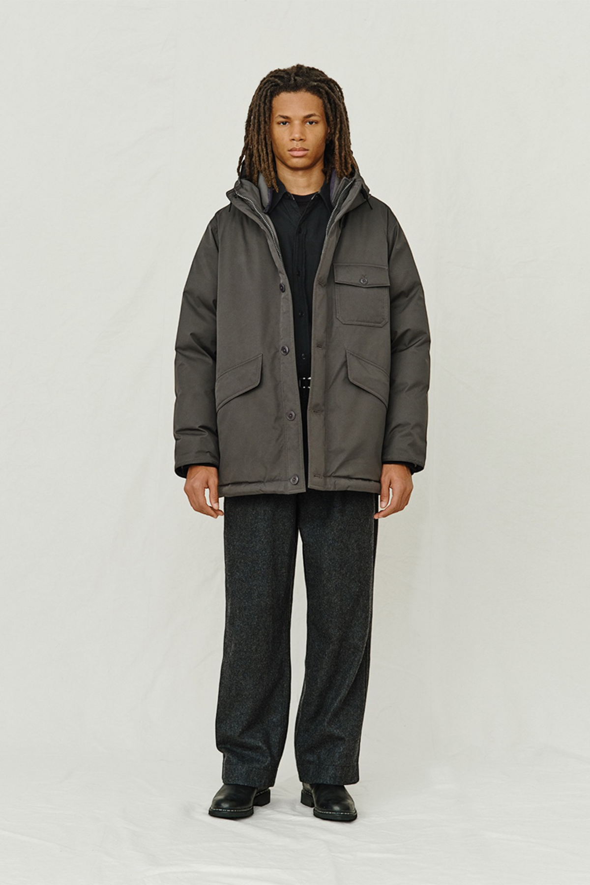 NANAMICA Wool Nylon Melton Pants Brown | Pantalon Laine | Edgar Bdx