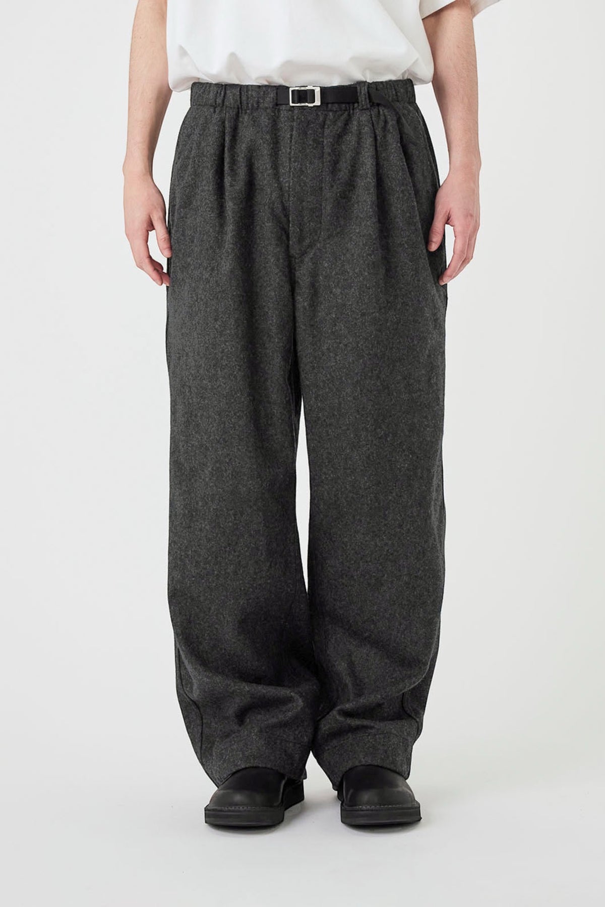 NANAMICA Wool Nylon Melton Pants Brown | Pantalon Laine | Edgar Bdx
