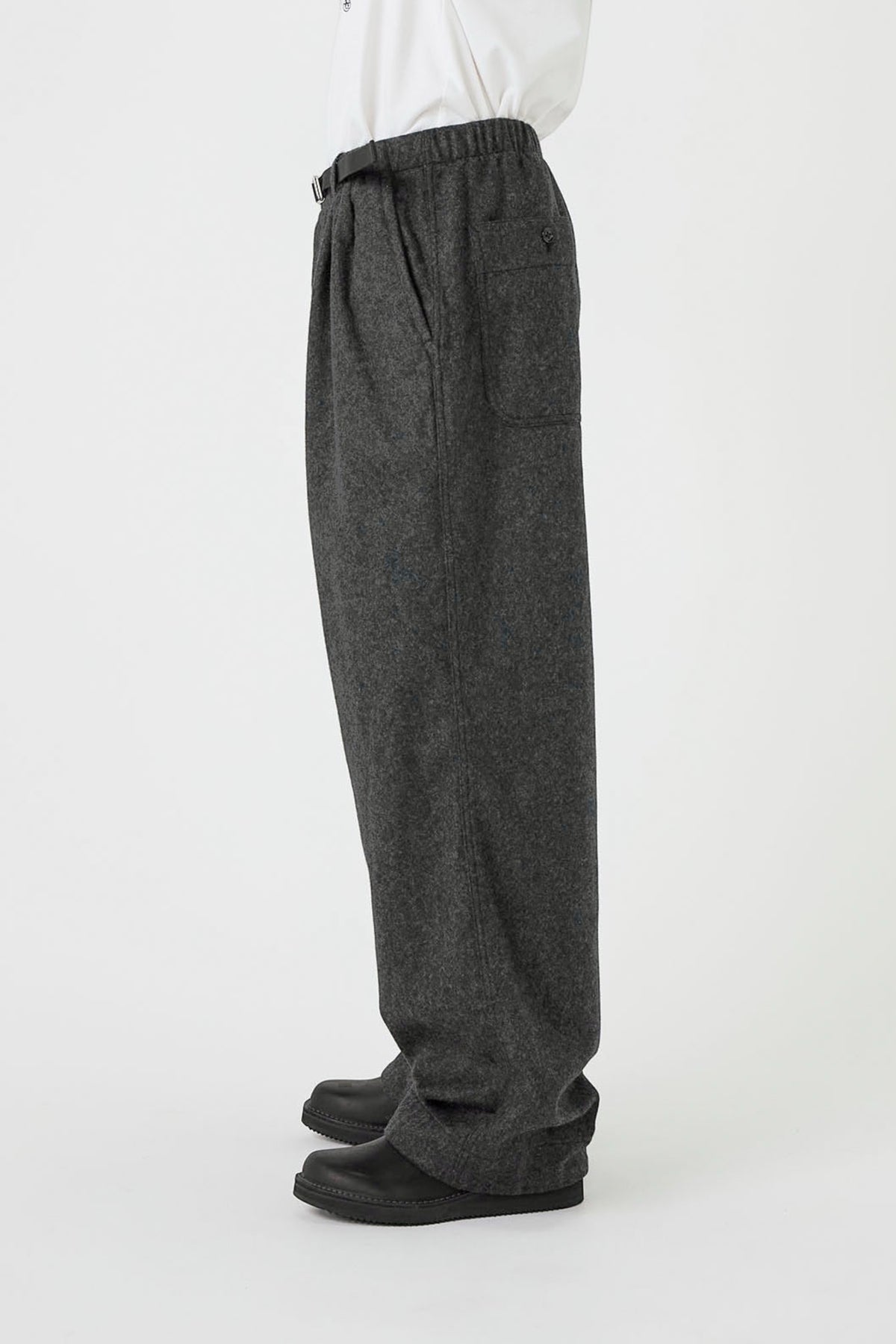 NANAMICA Wool Nylon Melton Pants Brown | Pantalon Laine | Edgar Bdx