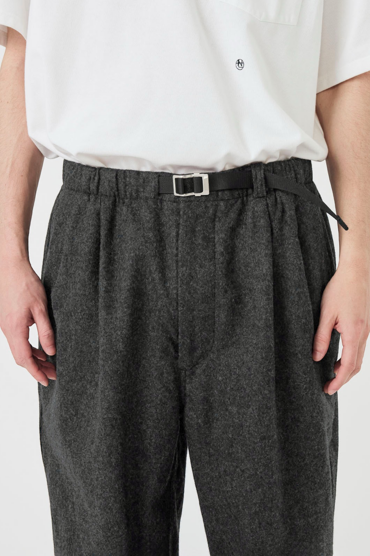 NANAMICA Wool Nylon Melton Pants Brown | Pantalon Laine | Edgar Bdx