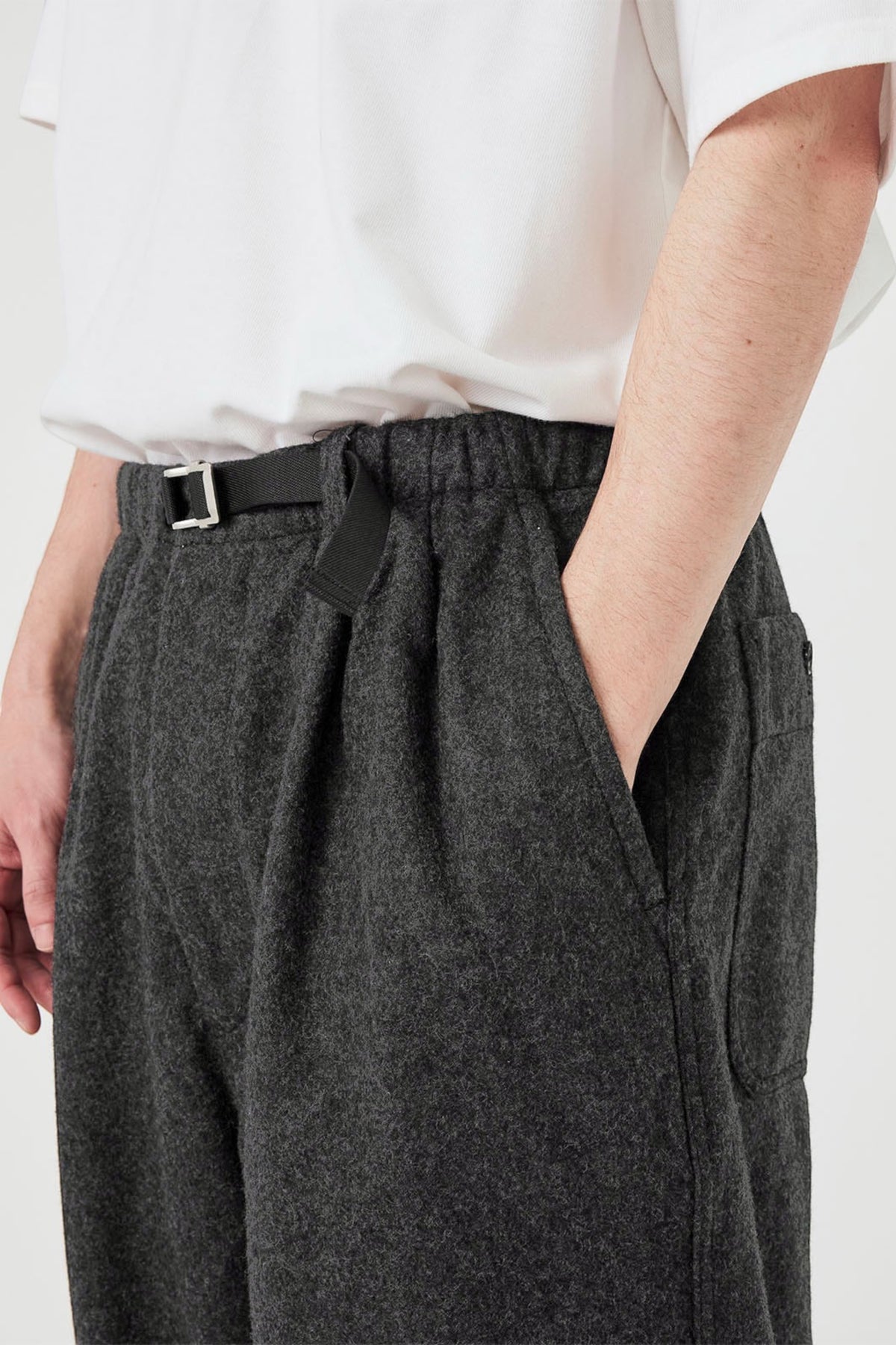 NANAMICA Wool Nylon Melton Pants Brown | Pantalon Laine | Edgar Bdx