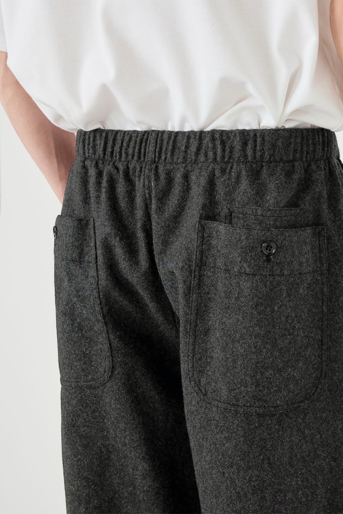 NANAMICA Wool Nylon Melton Pants Brown | Pantalon Laine | Edgar Bdx
