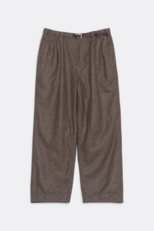 NANAMICA Wool Nylon Melton Pants Brown | Pantalon Laine | Edgar Bdx