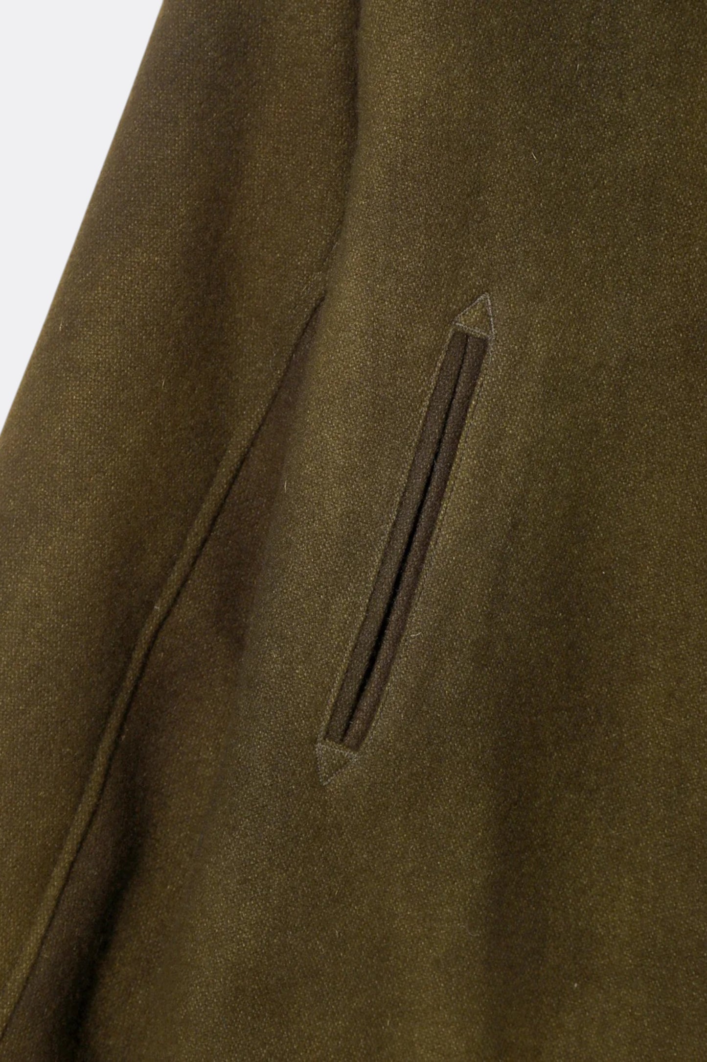 Needles - B.B Jacket Wool Uneven Dye (Olive)