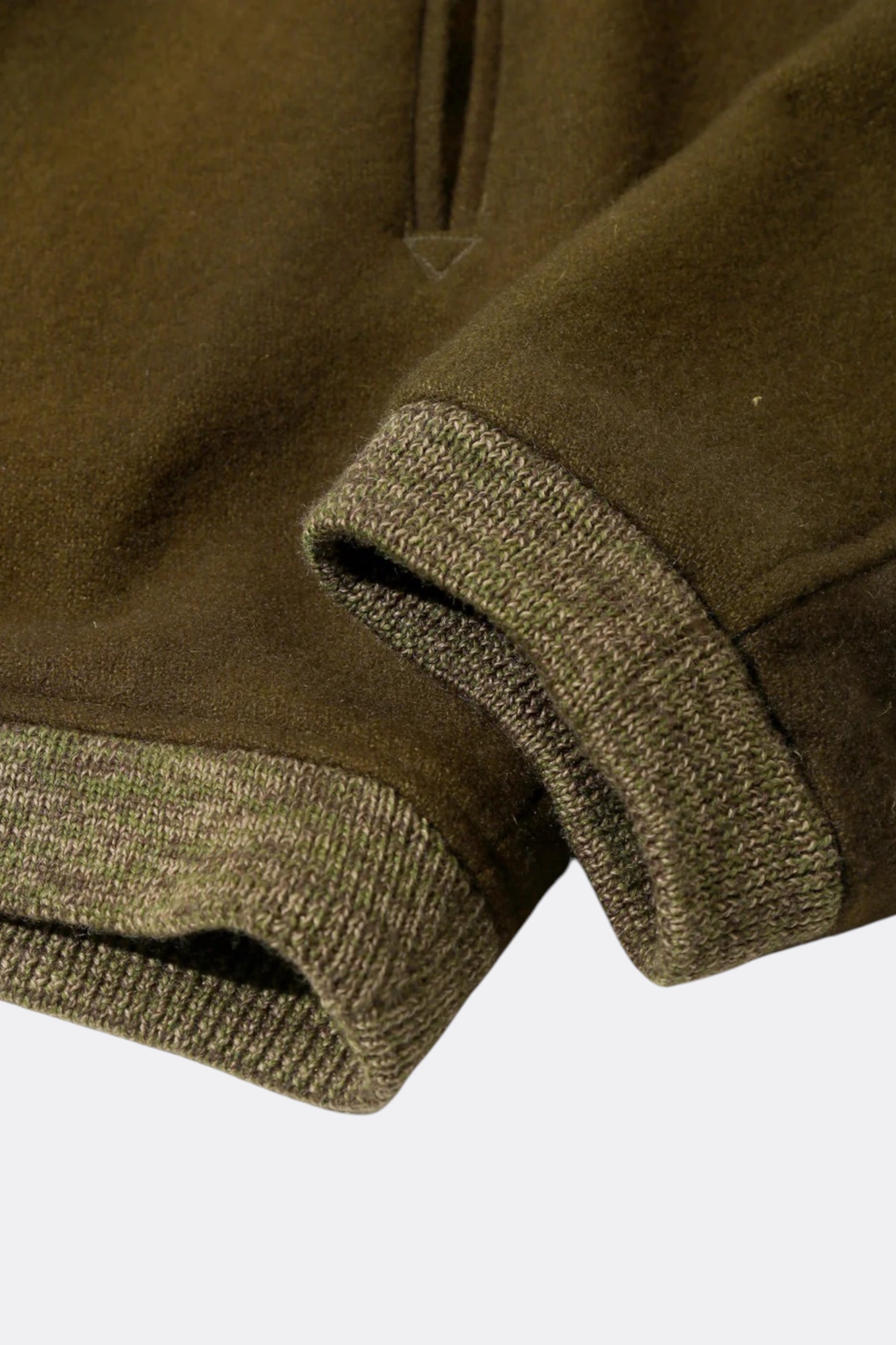 Needles - B.B Jacket Wool Uneven Dye (Olive)