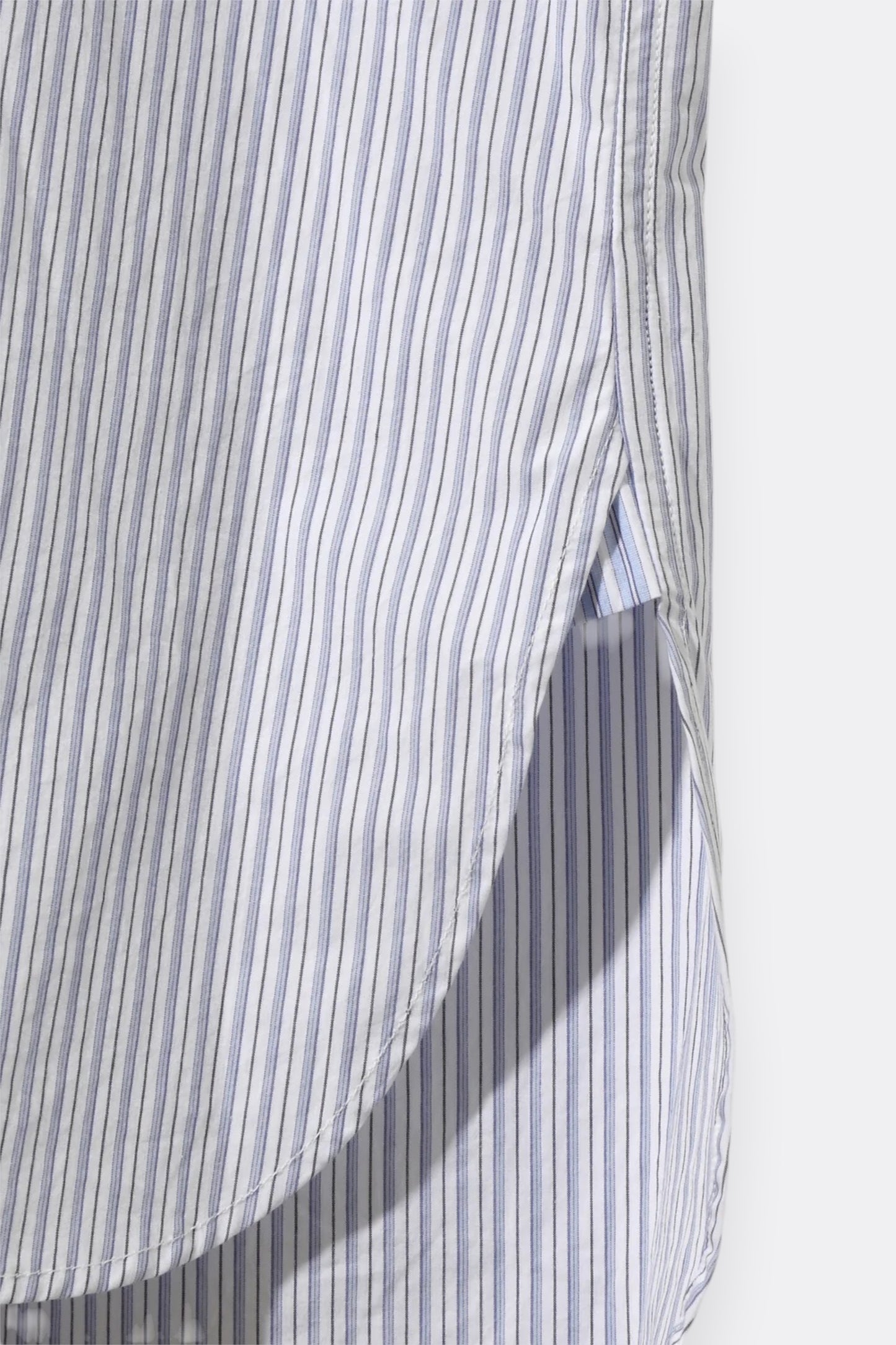 Needles Combo Tab Collar Shirt Cotton Typewriter Stripe - Chemise Japonaise - Edgar Bdx