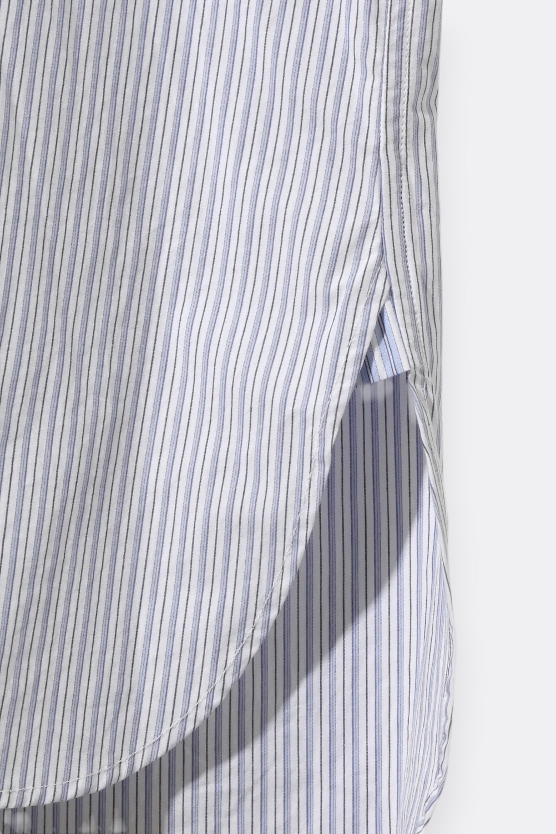 Needles Combo Tab Collar Shirt Cotton Typewriter Stripe - Chemise Japonaise - Edgar Bdx