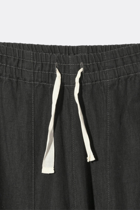 Needles HD Pant 6oz Denim Noir - Jean Japonais Coupe Ballon - Edgar Bdx