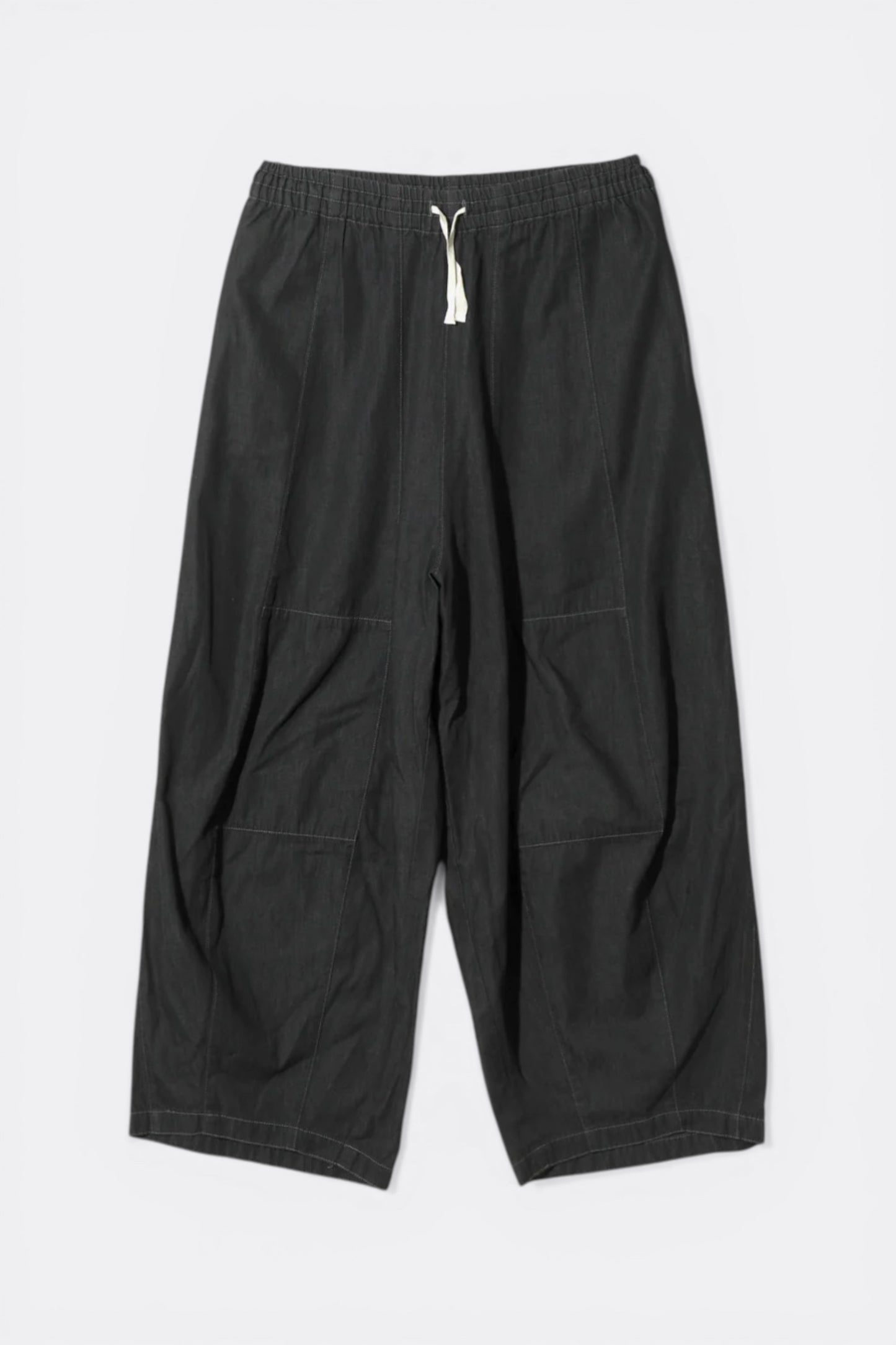 Needles HD Pant 6oz Denim Noir - Jean Japonais Coupe Ballon - Edgar Bdx