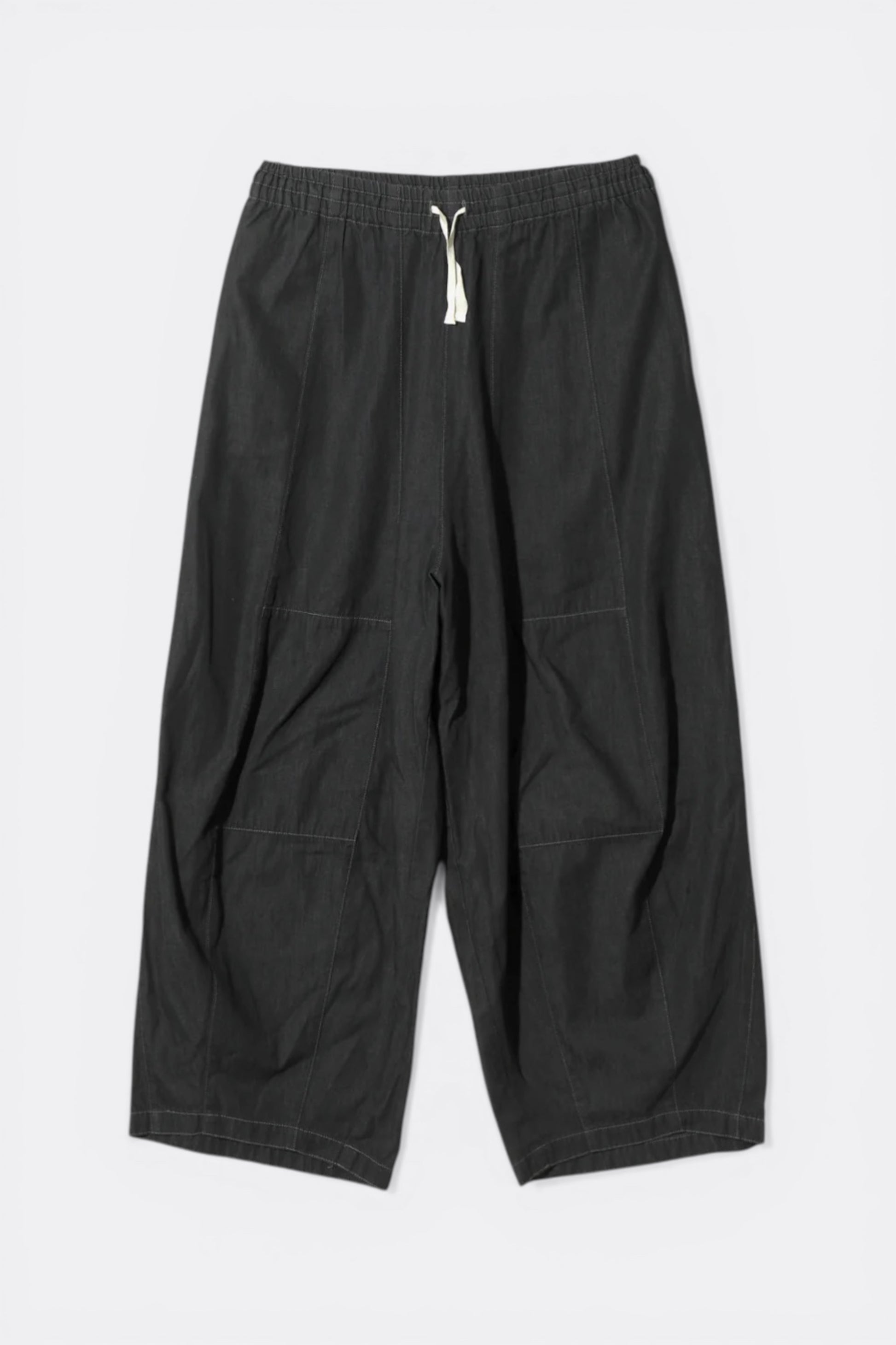 Needles HD Pant 6oz Denim Noir - Jean Japonais Coupe Ballon - Edgar Bdx