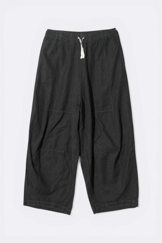 Needles HD Pant 6oz Denim Noir - Jean Japonais Coupe Ballon - Edgar Bdx