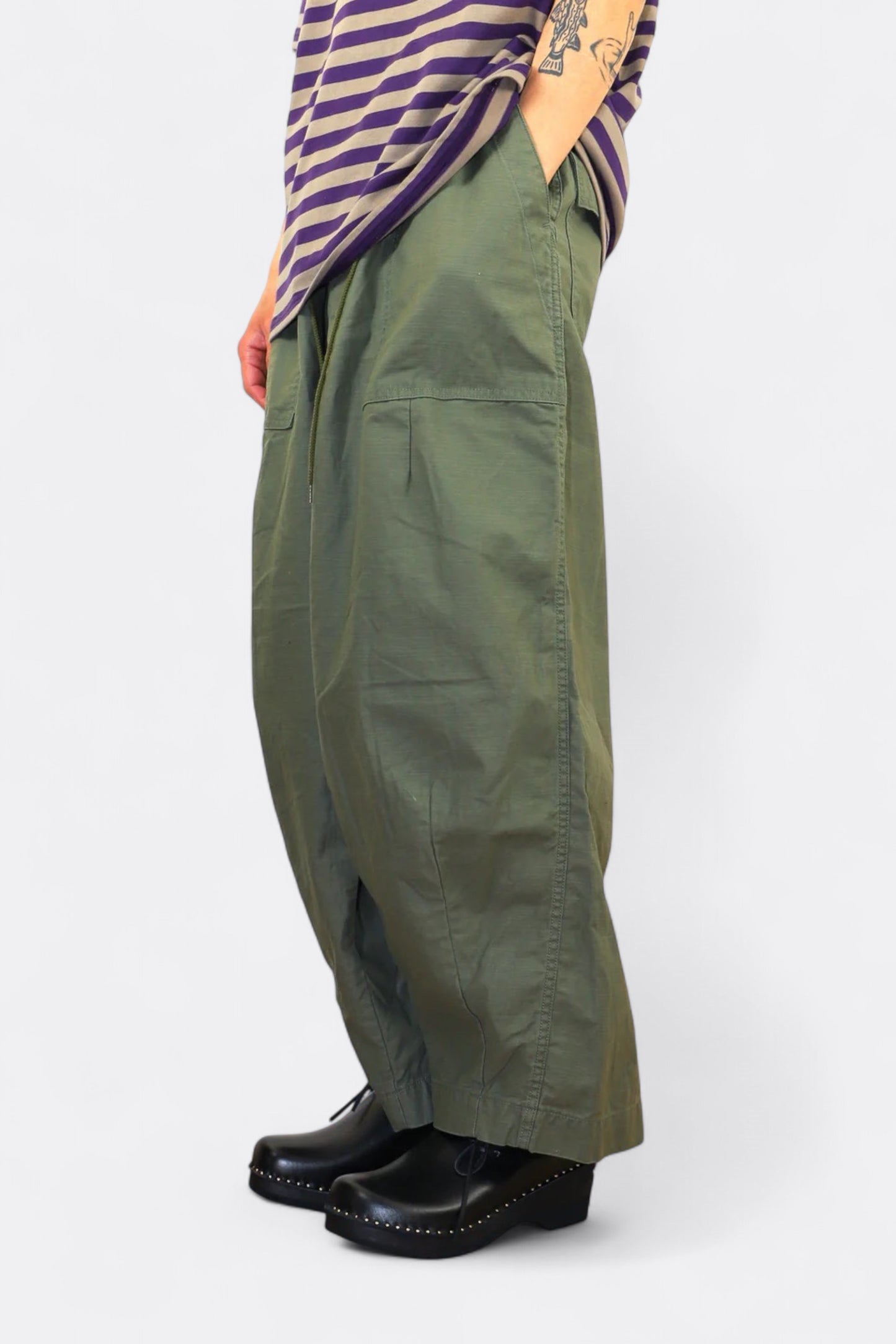Needles - HD Pant Fatigue (Olive)