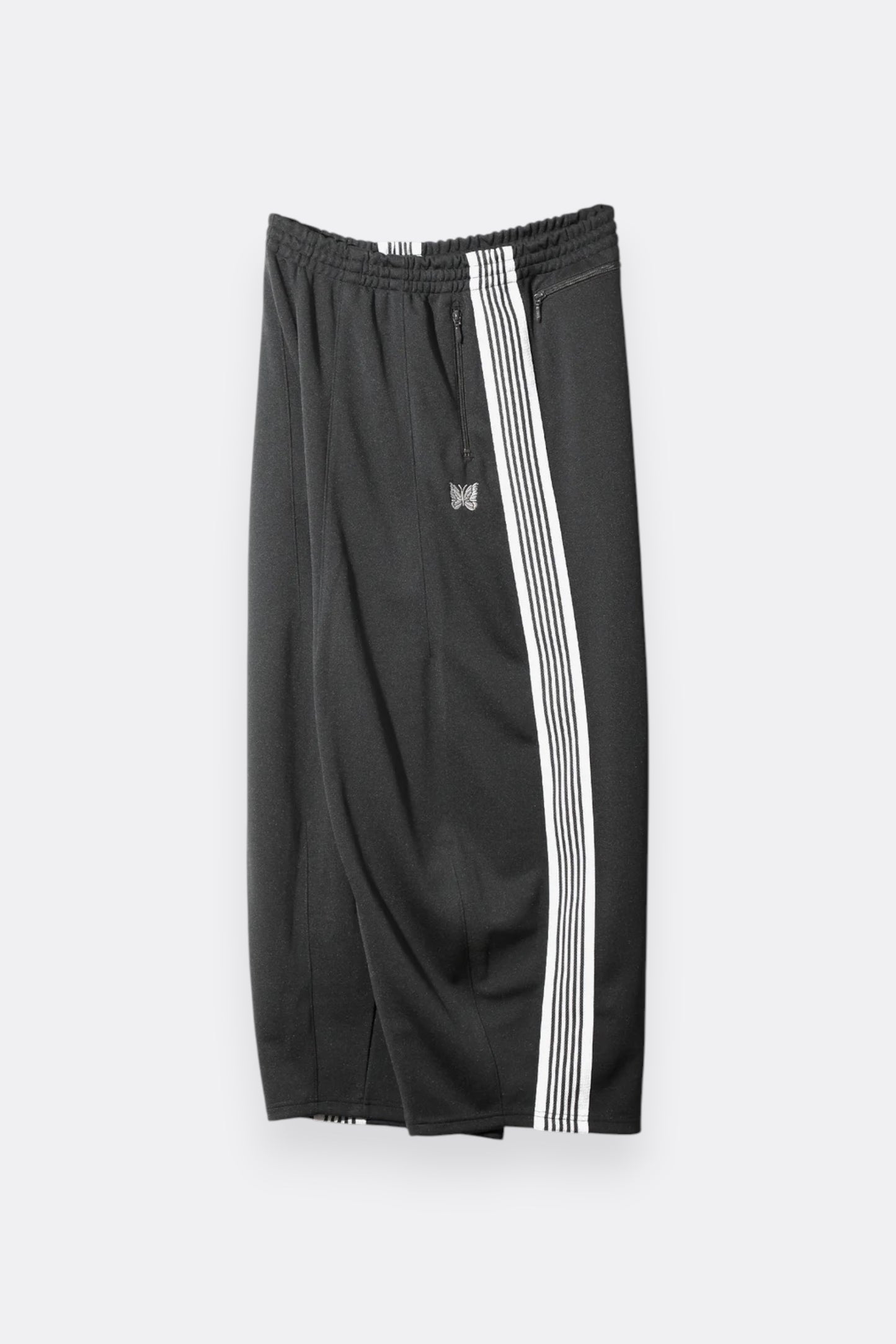 Needles HD Track Pant Smooth Polyester Charcoal - Coupe Ballon Japonaise - Edgar Bdx