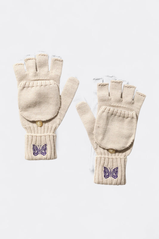 Needles - Merino Wool Convertible Glove (Beige)