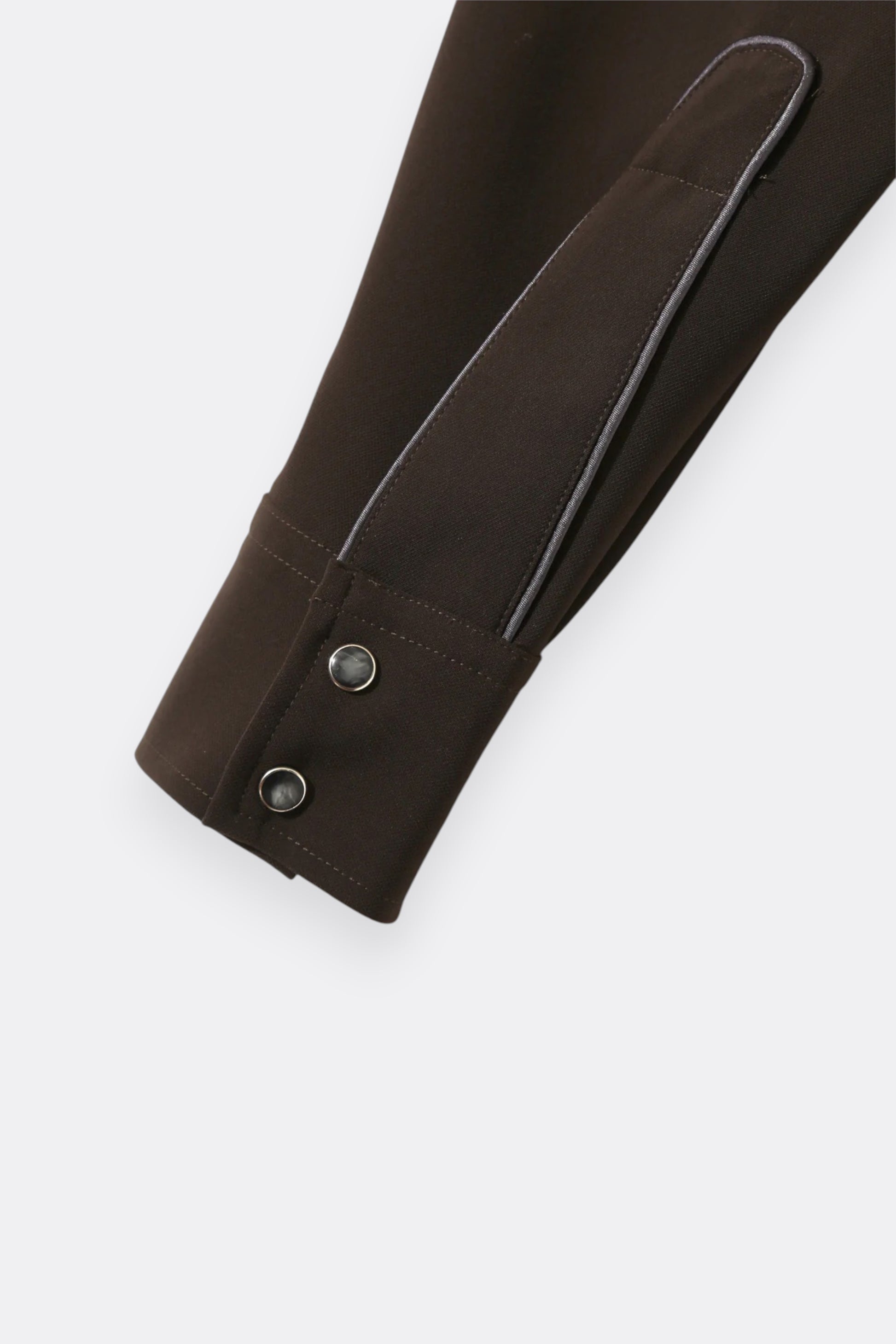 Needles Piping Cowboy Jacket Poly Double Cloth Brown - Veste Western Japonaise - Edgar Bdx