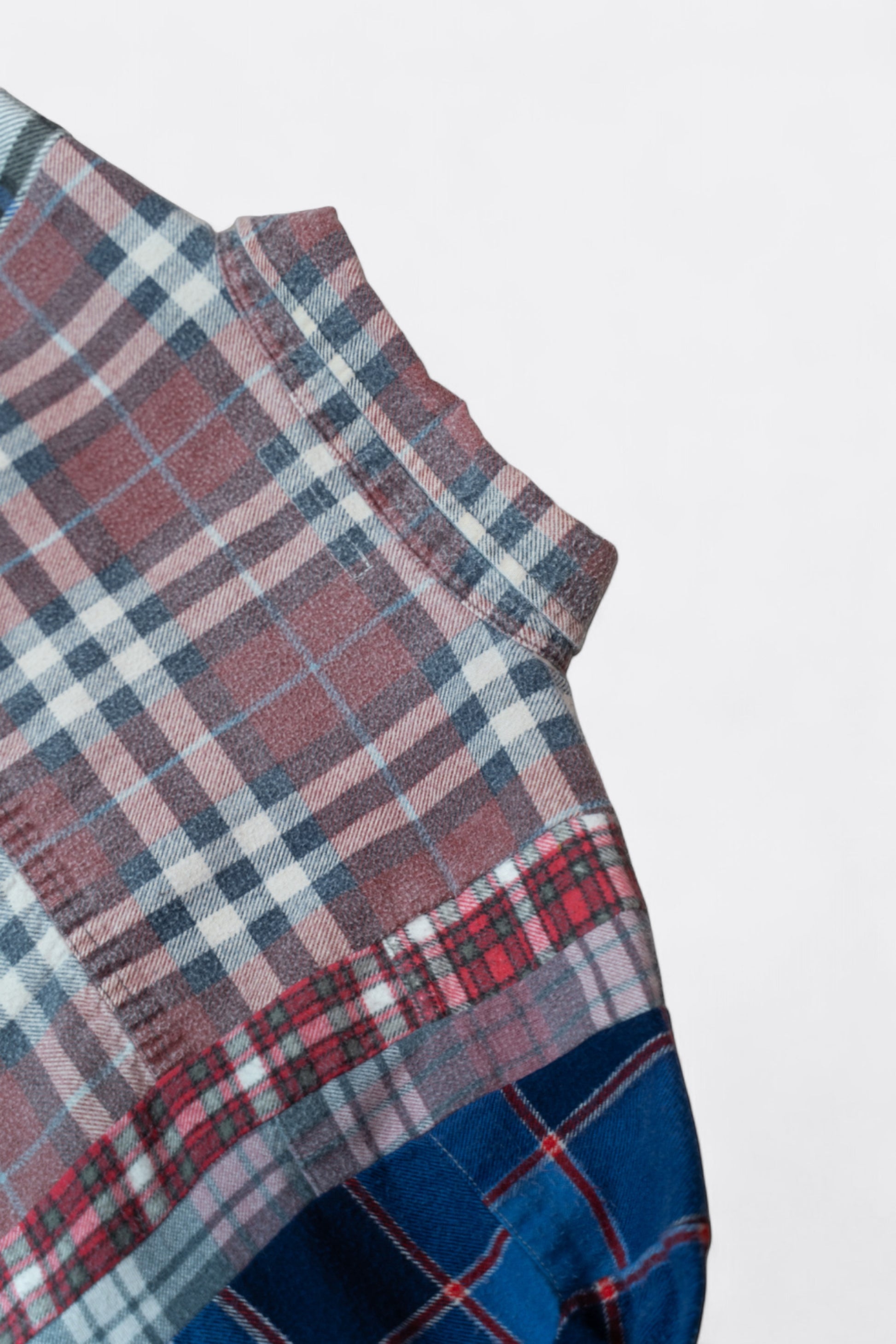 Needles - Rebuild By Needles Flannel 7 Cuts Wide Shirt (Multi A)