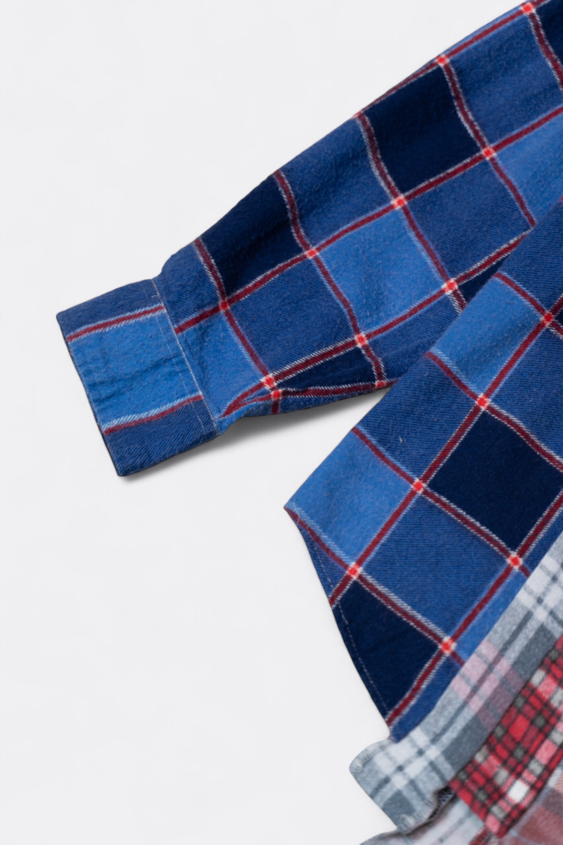 Needles - Rebuild By Needles Flannel 7 Cuts Wide Shirt (Multi A)