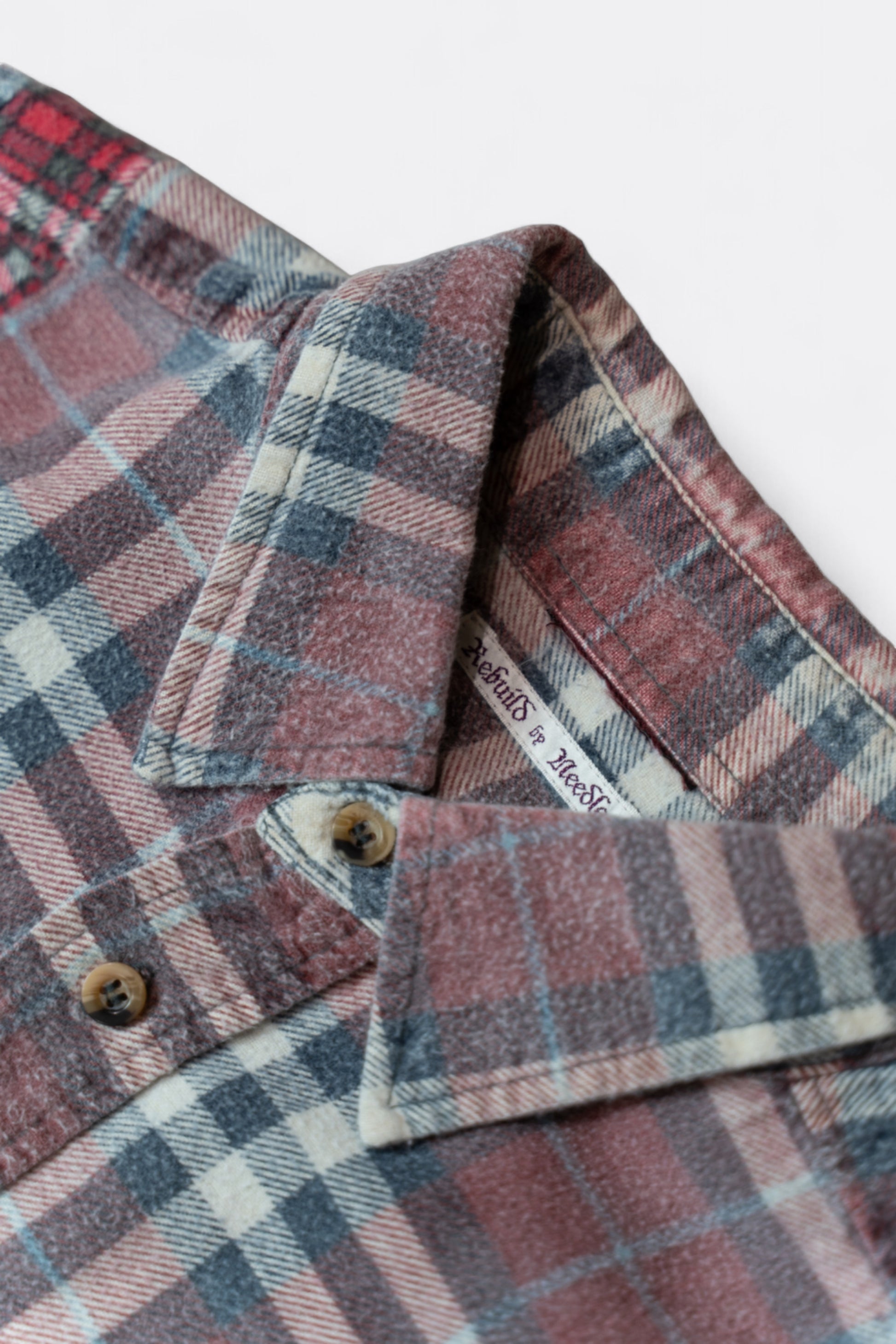 Needles - Rebuild By Needles Flannel 7 Cuts Wide Shirt (Multi A)