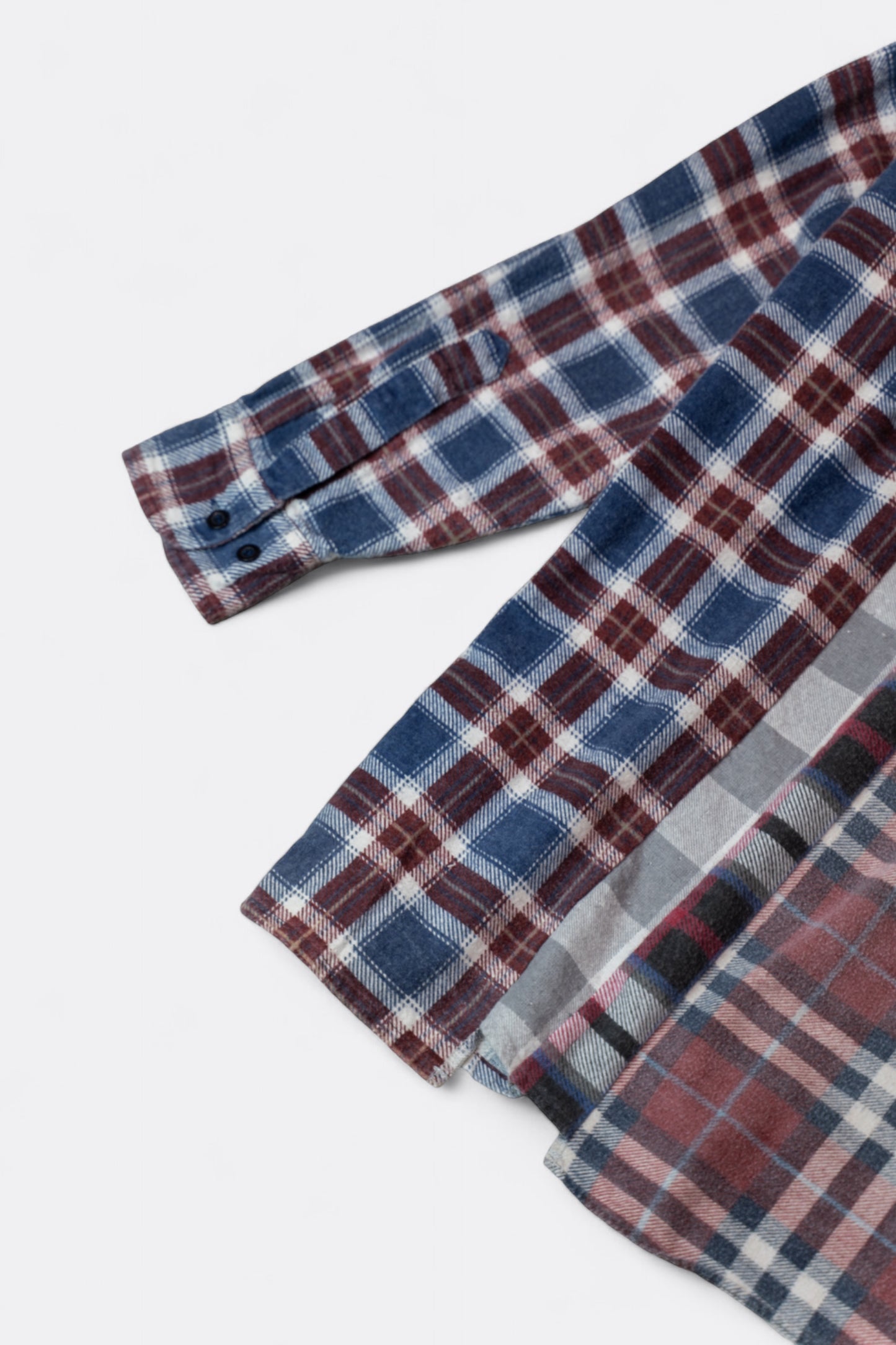 Needles - Rebuild By Needles Flannel 7 Cuts Wide Shirt (Multi A)