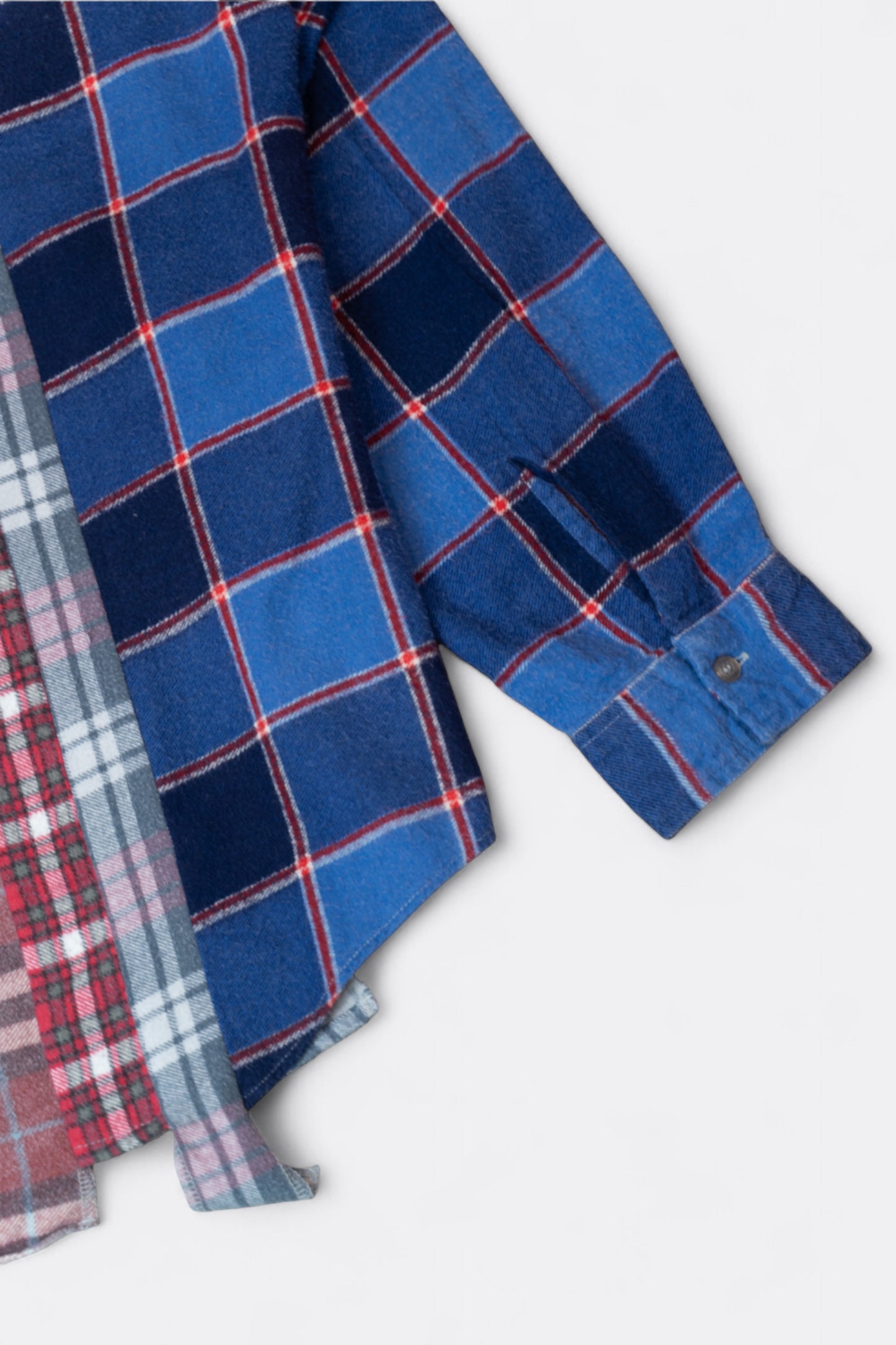 Needles - Rebuild By Needles Flannel 7 Cuts Wide Shirt (Multi A)