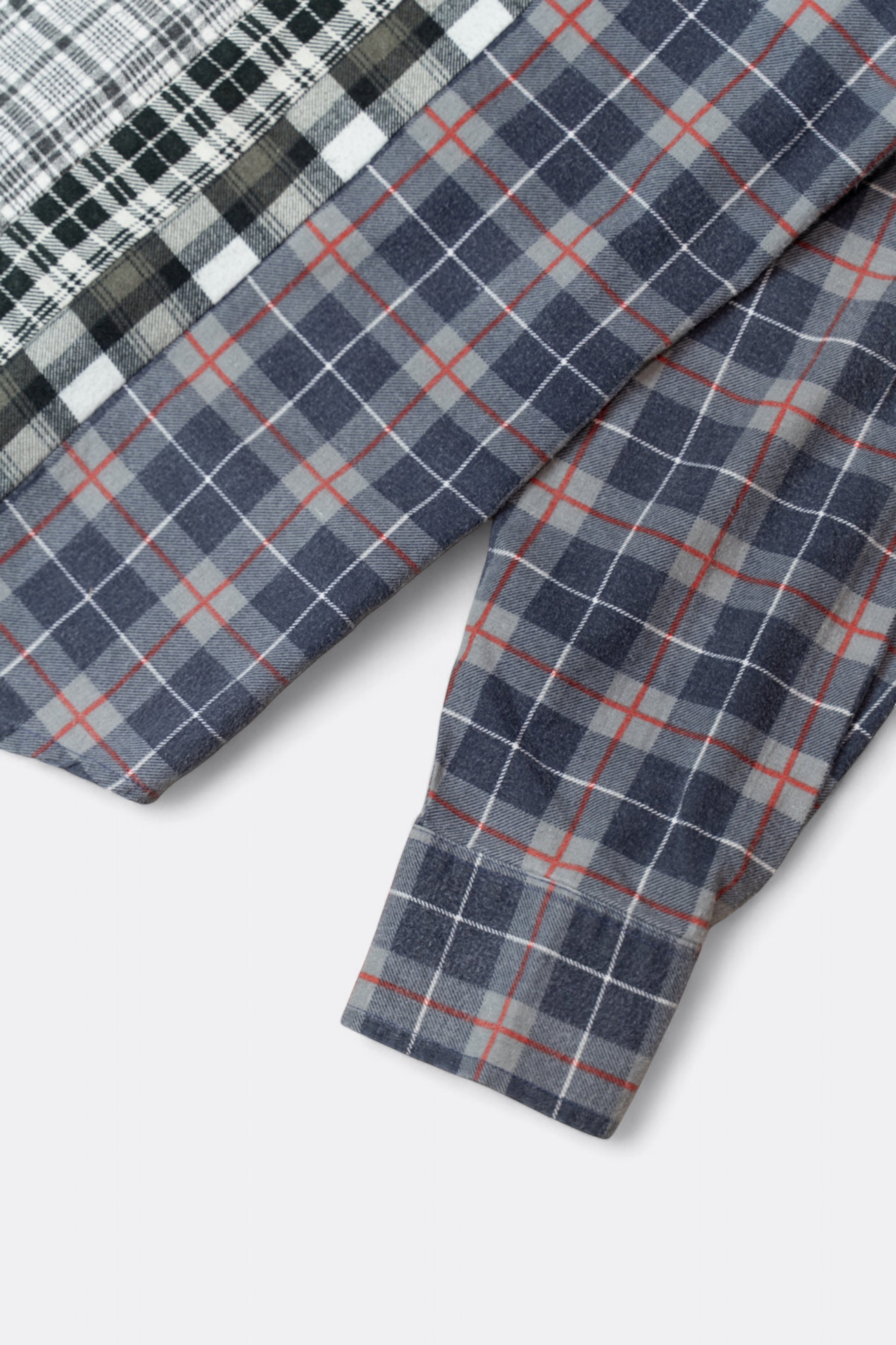 Needles - Rebuild By Needles Flannel 7 Cuts Wide Shirt (Multi B)