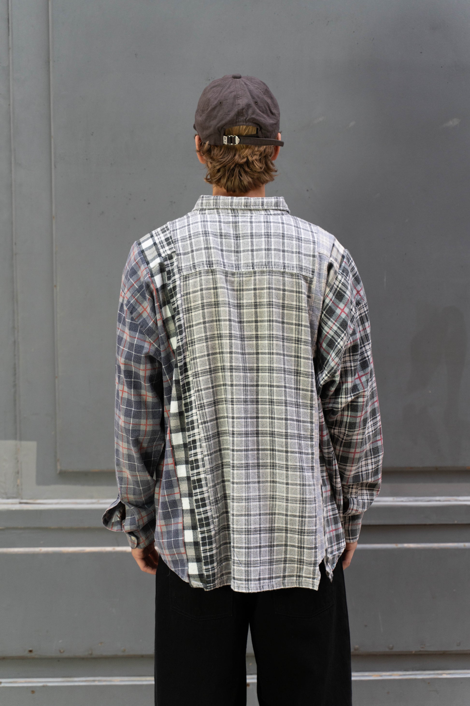 Needles - Rebuild By Needles Flannel 7 Cuts Wide Shirt (Multi B)