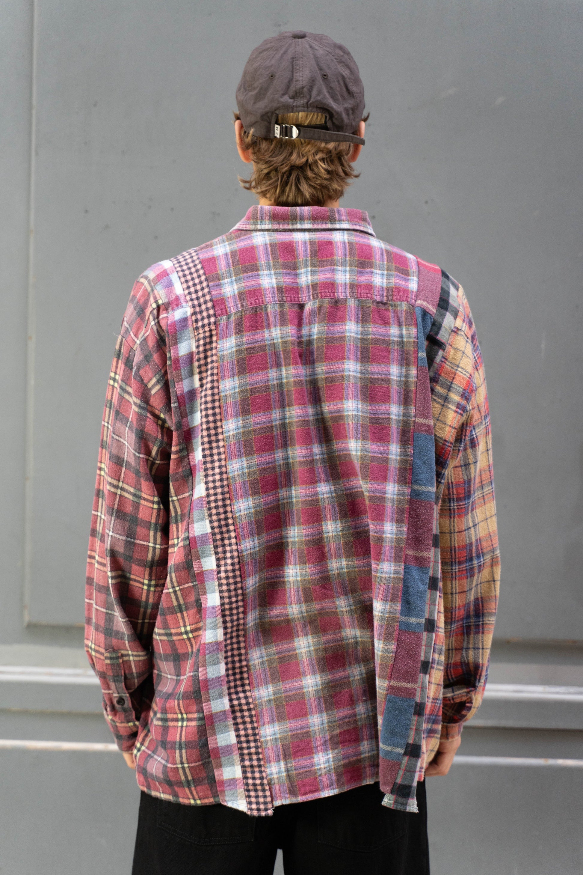 Needles - Rebuild By Needles Flannel 7 Cuts Wide Shirt (Multi C)