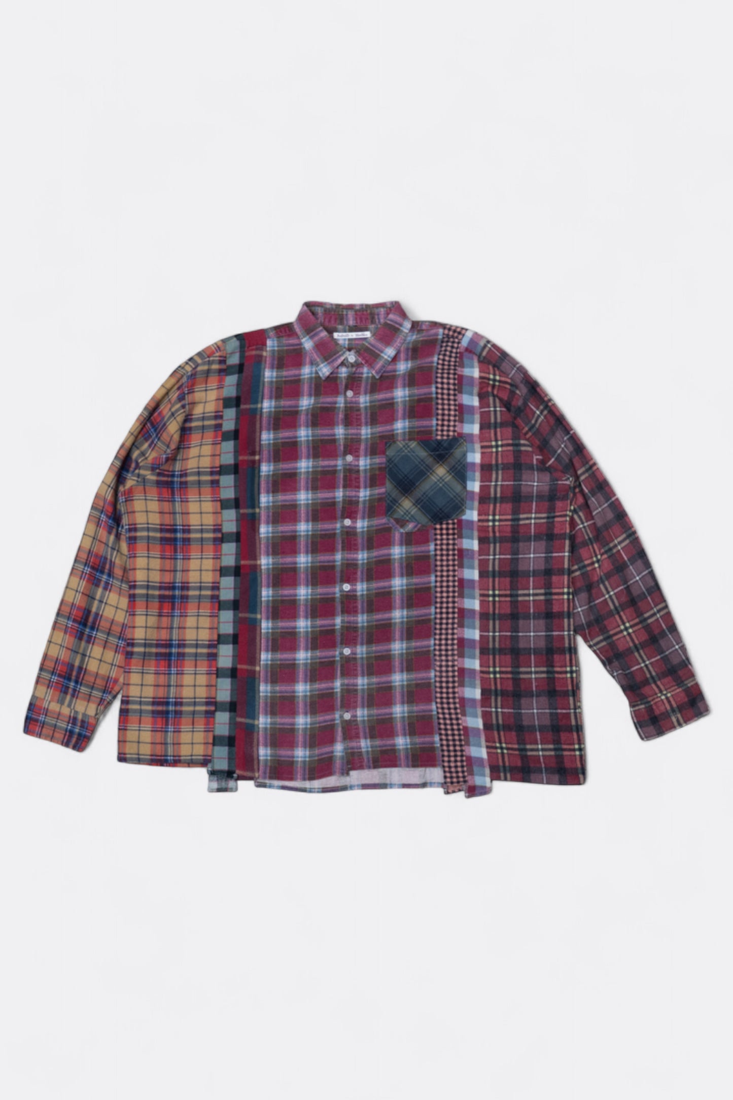 Needles - Rebuild By Needles Flannel 7 Cuts Wide Shirt (Multi C)