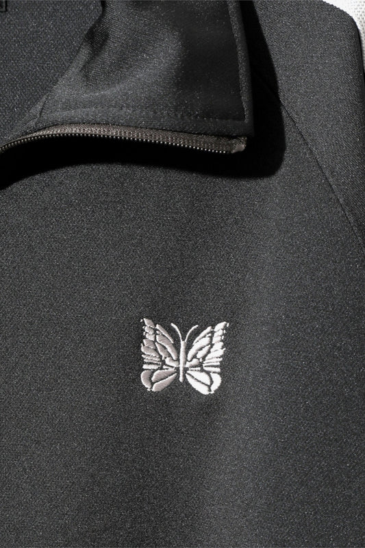 Needles Track Jacket Smooth Polyester Charcoal - Veste Survêtement Japonaise - Edgar Bdx