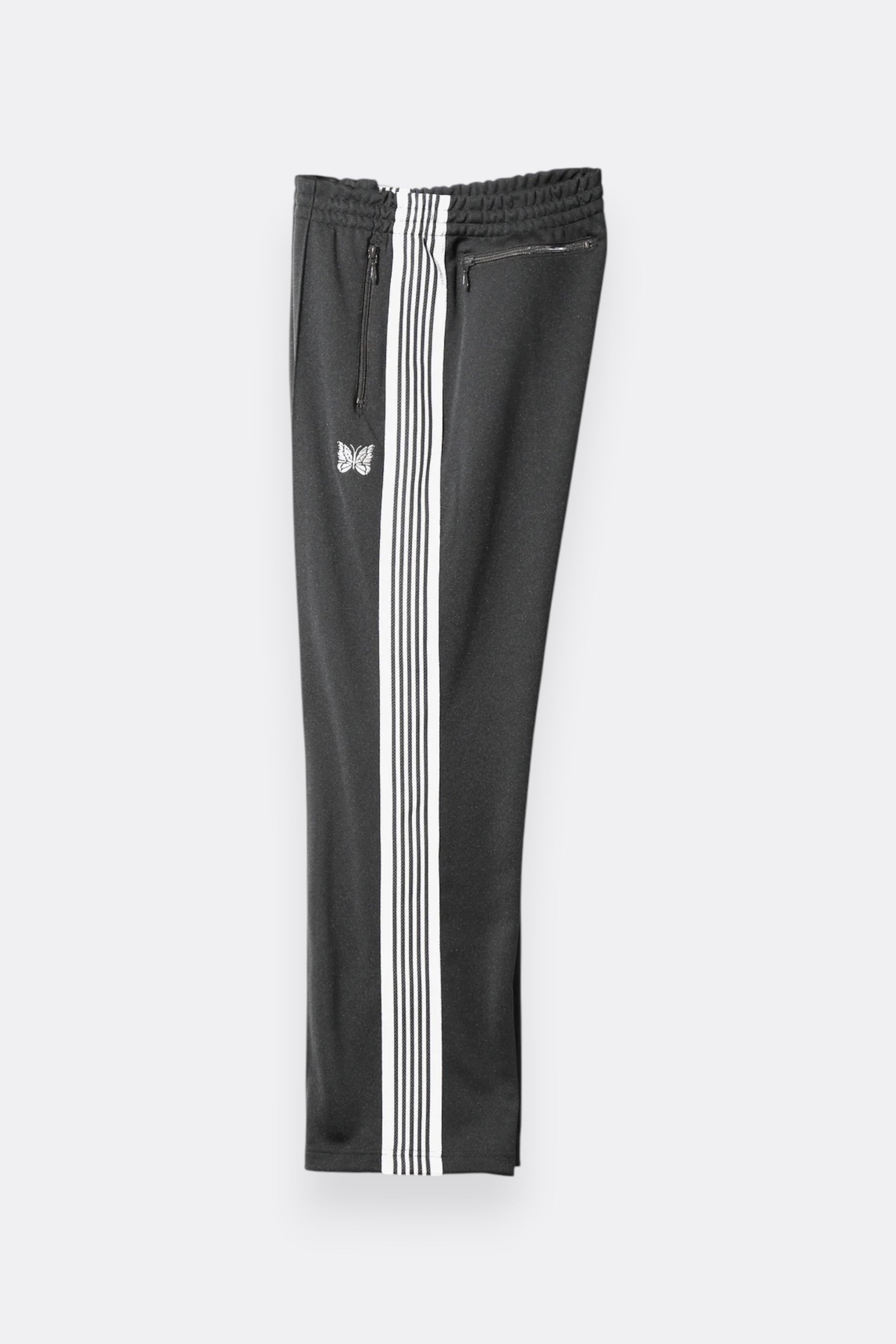 Needles Track Pant Smooth Polyester Charcoal - Pantalon Survêtement Japonais - Edgar Bdx