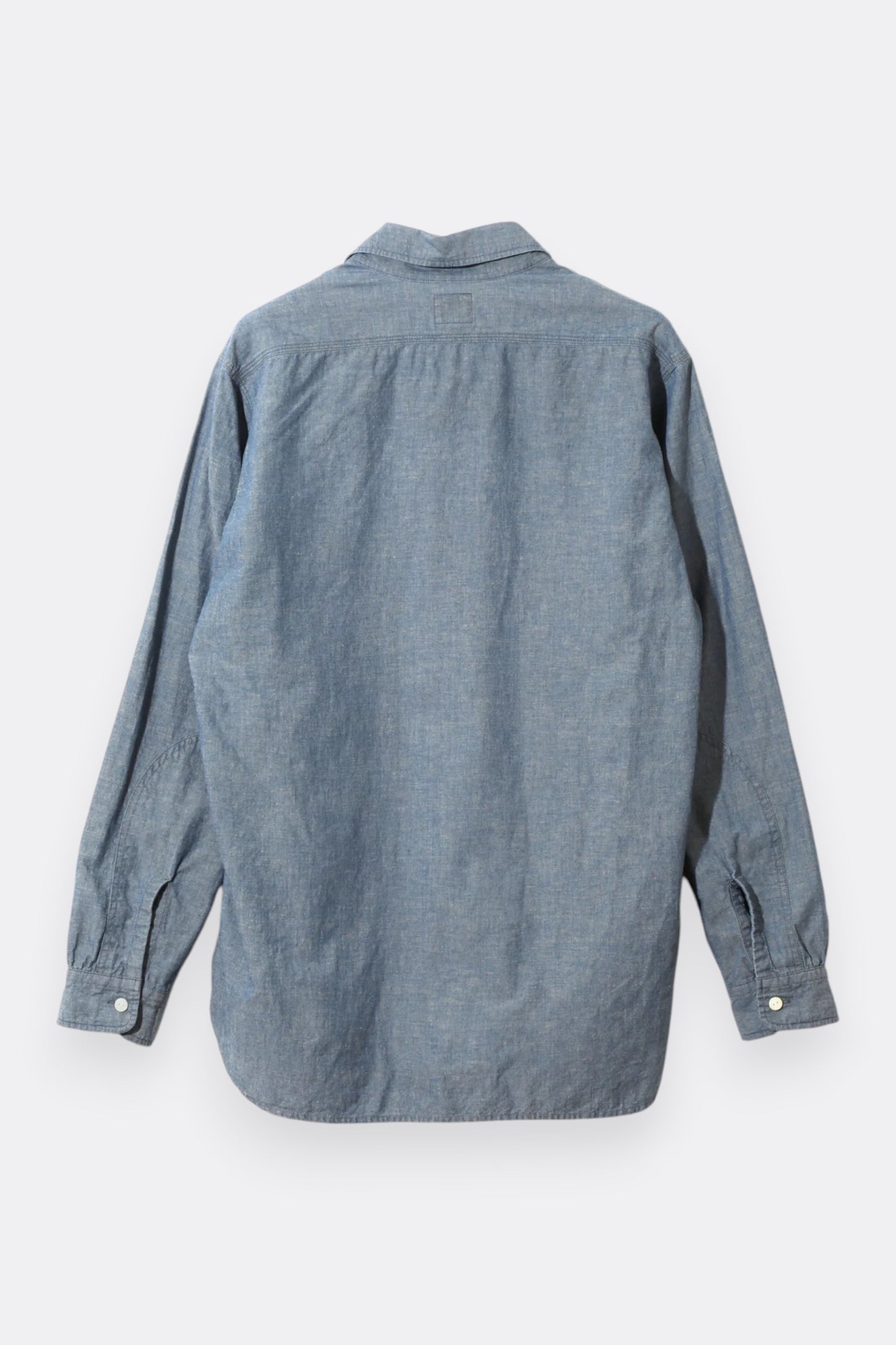 Needles Work Shirt C/L Chambray Blue - Chemise Travail Japonaise - Edgar Bdx