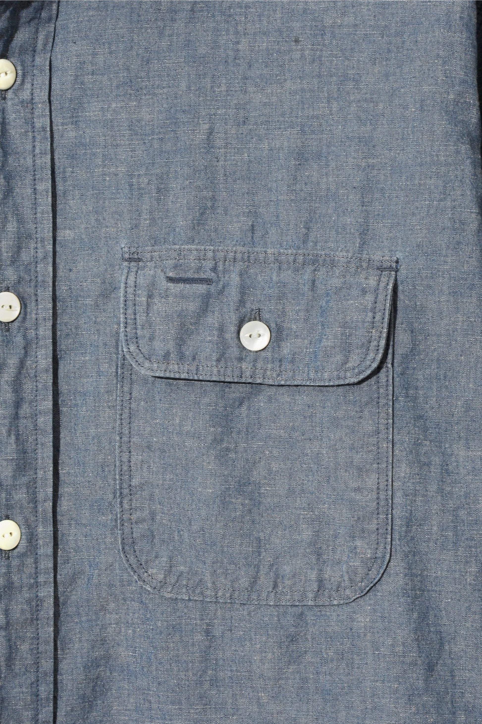 Needles Work Shirt C/L Chambray Blue - Chemise Travail Japonaise - Edgar Bdx