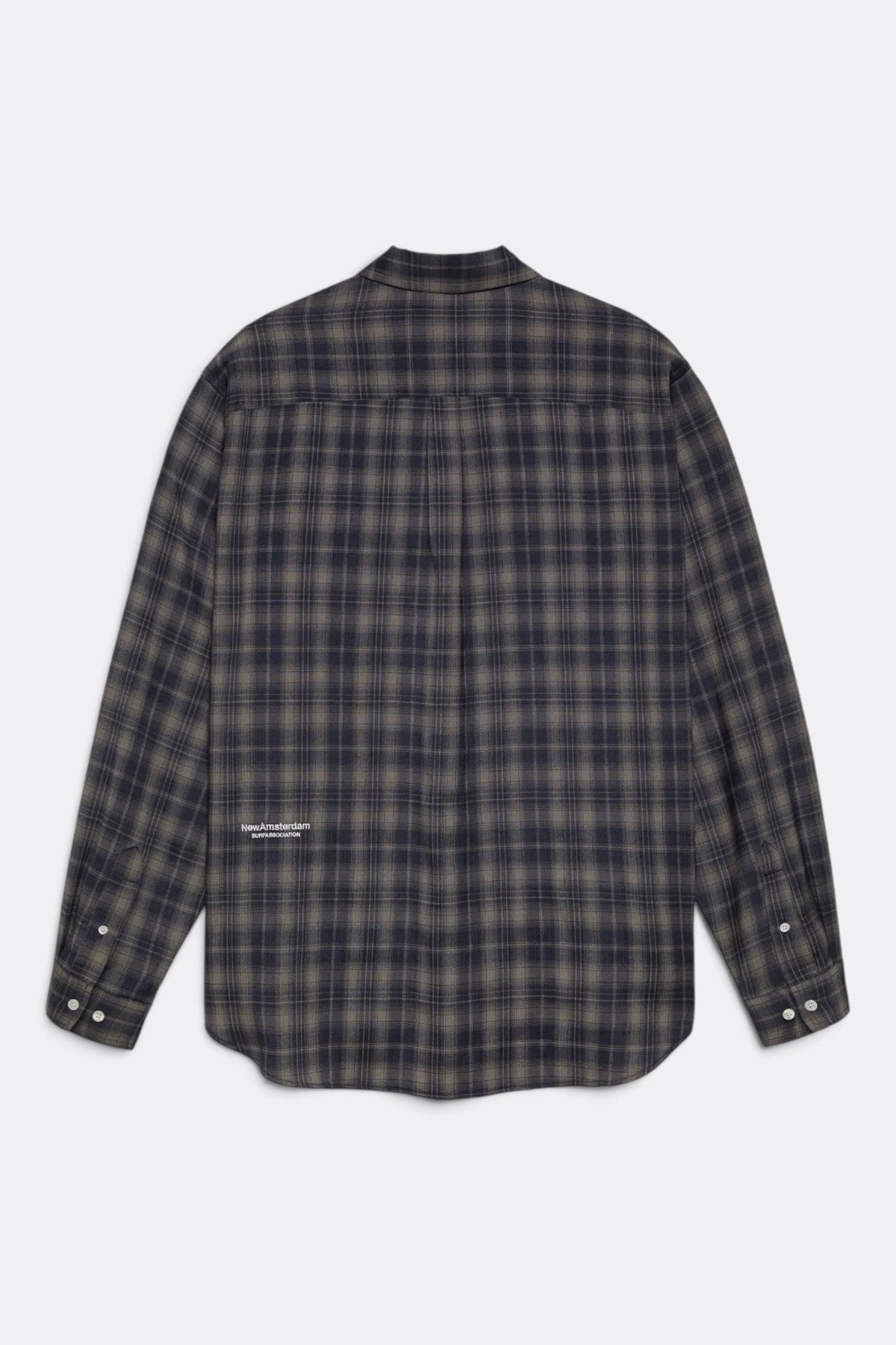 NEW AMSTERDAM SURF ASSOCIATION Beach Shirt Night | Chemise Carreaux Unisexe Surf | Edgar Bdx