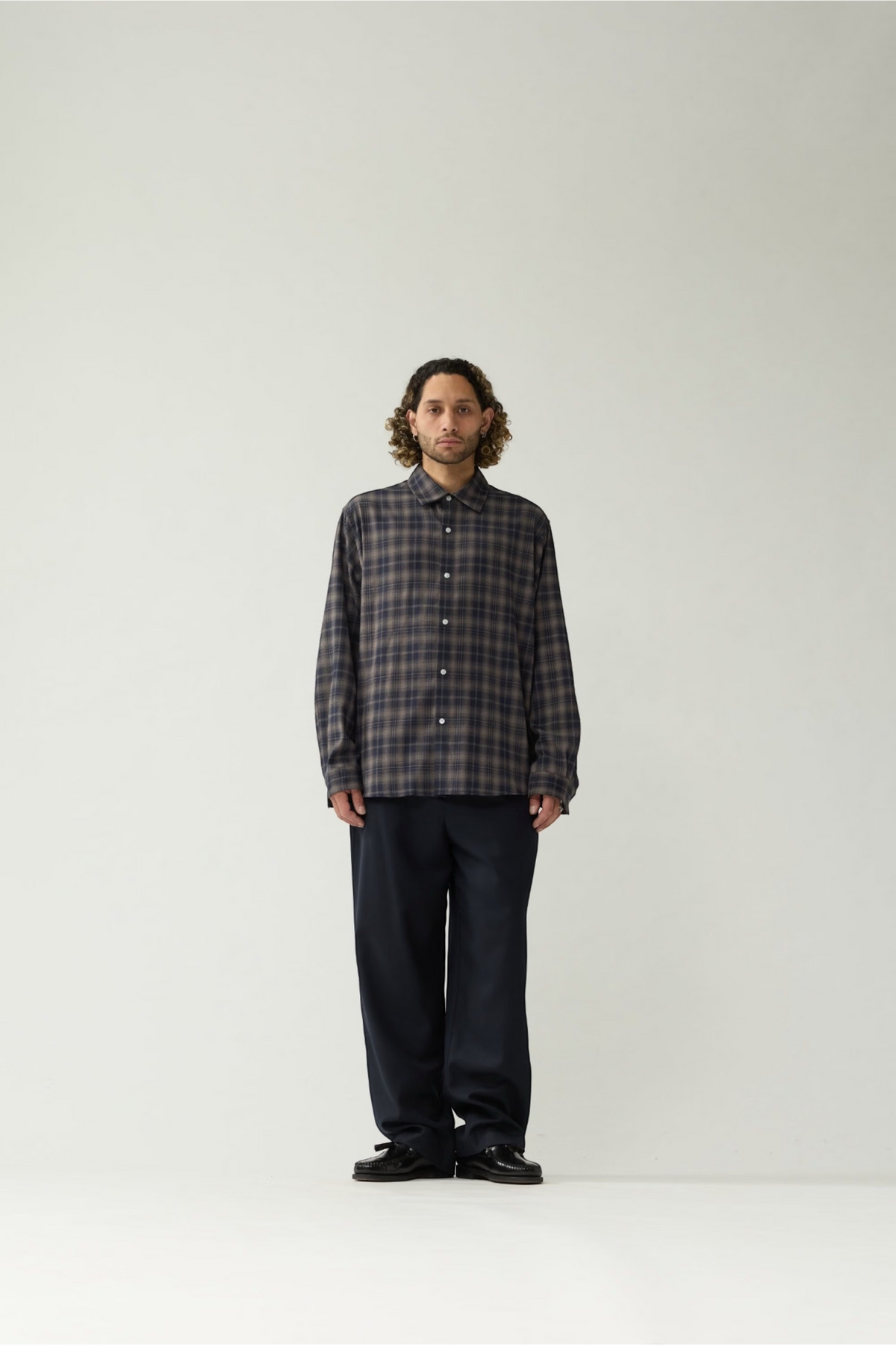 NEW AMSTERDAM SURF ASSOCIATION Beach Shirt Night | Chemise Carreaux Unisexe Surf | Edgar Bdx