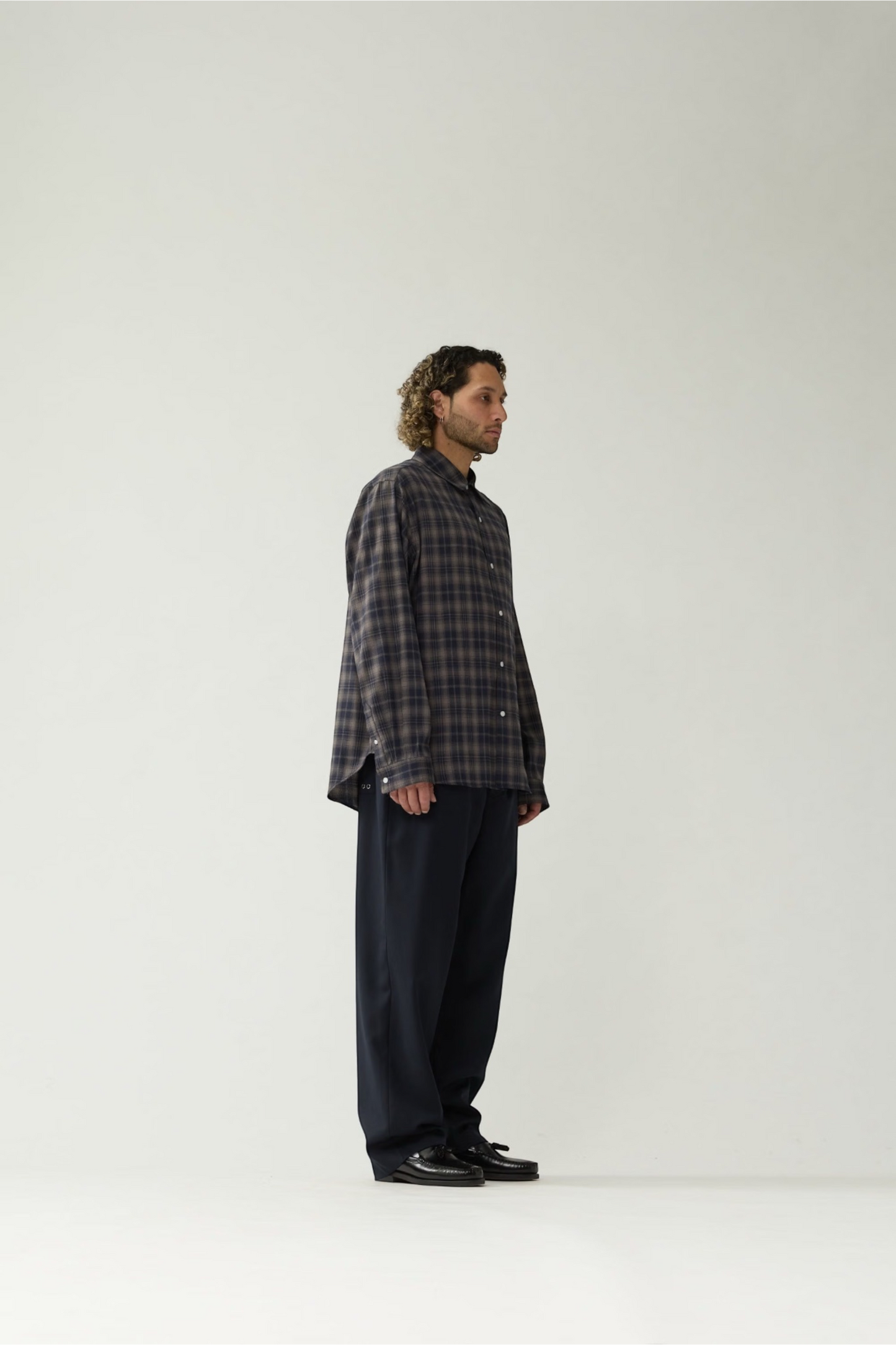 NEW AMSTERDAM SURF ASSOCIATION Beach Shirt Night | Chemise Carreaux Unisexe Surf | Edgar Bdx