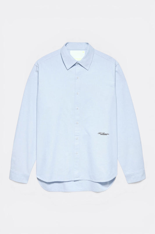 New Amsterdam Surf Association Beach Shirt Oxford Light Blue | Chemise | Edgar Bdx